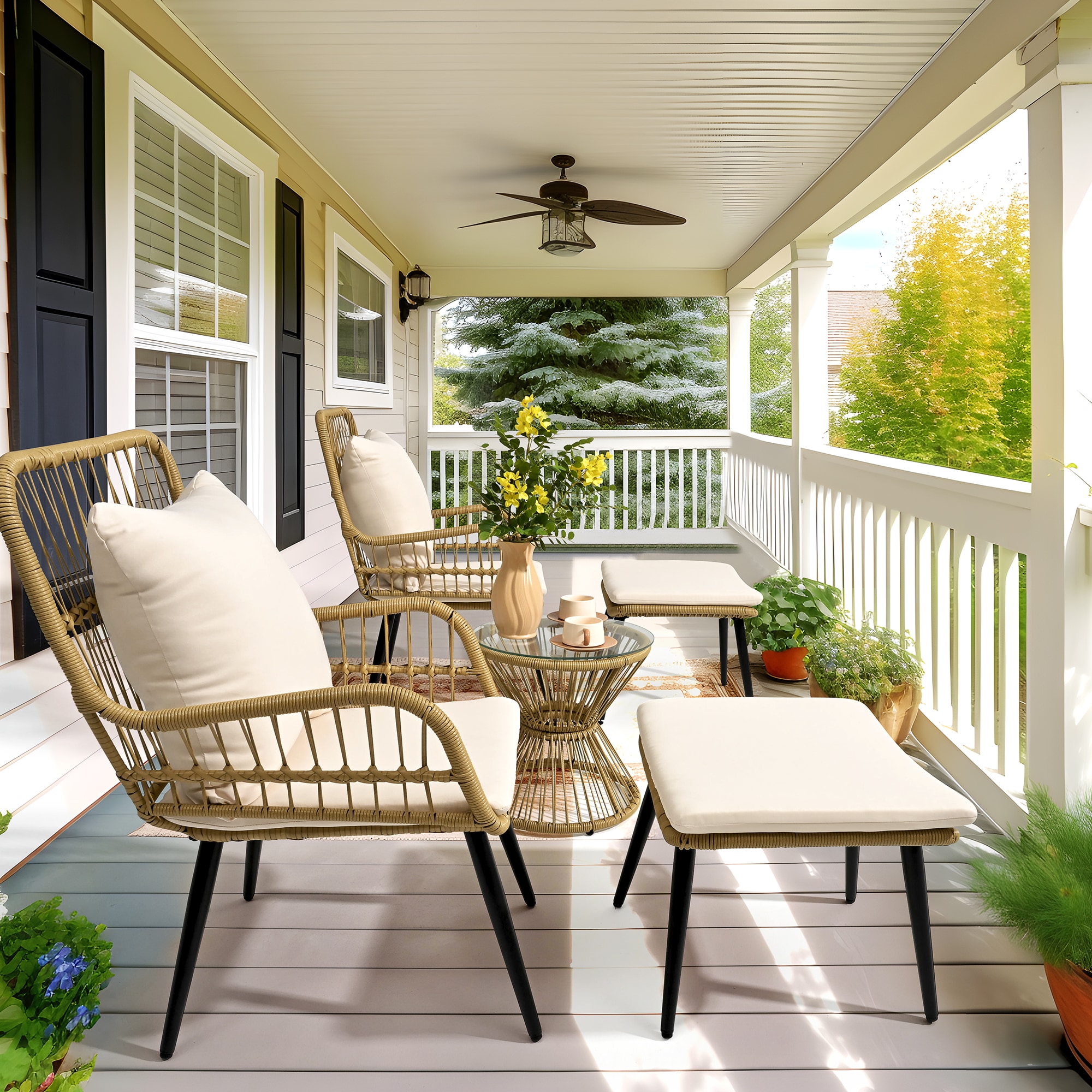PamaPic BT-XT5-WL1 Patio-Conversation-Sets - View #5