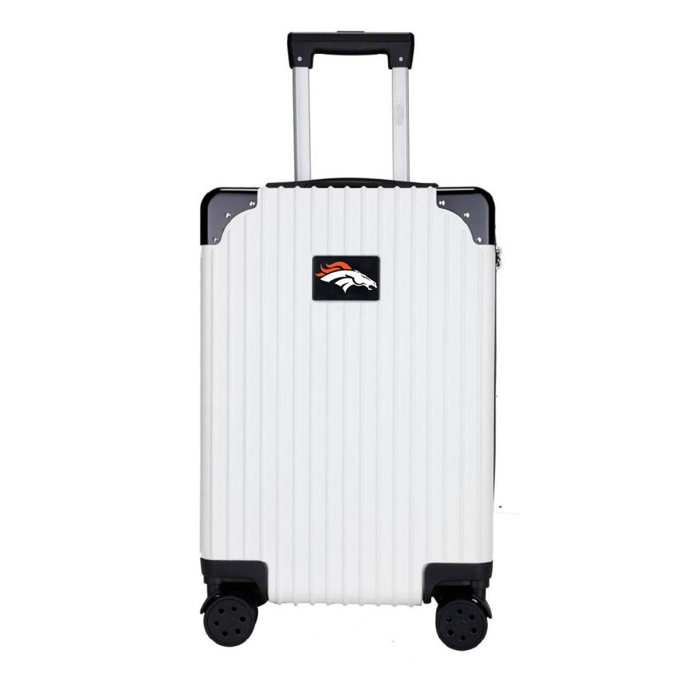 Mojo Licensing NFDBL210_WHITE 23.75 X 15.5 X 9.75 White Polycarbonate Hardshell Carry-on Bag (1-Bag)