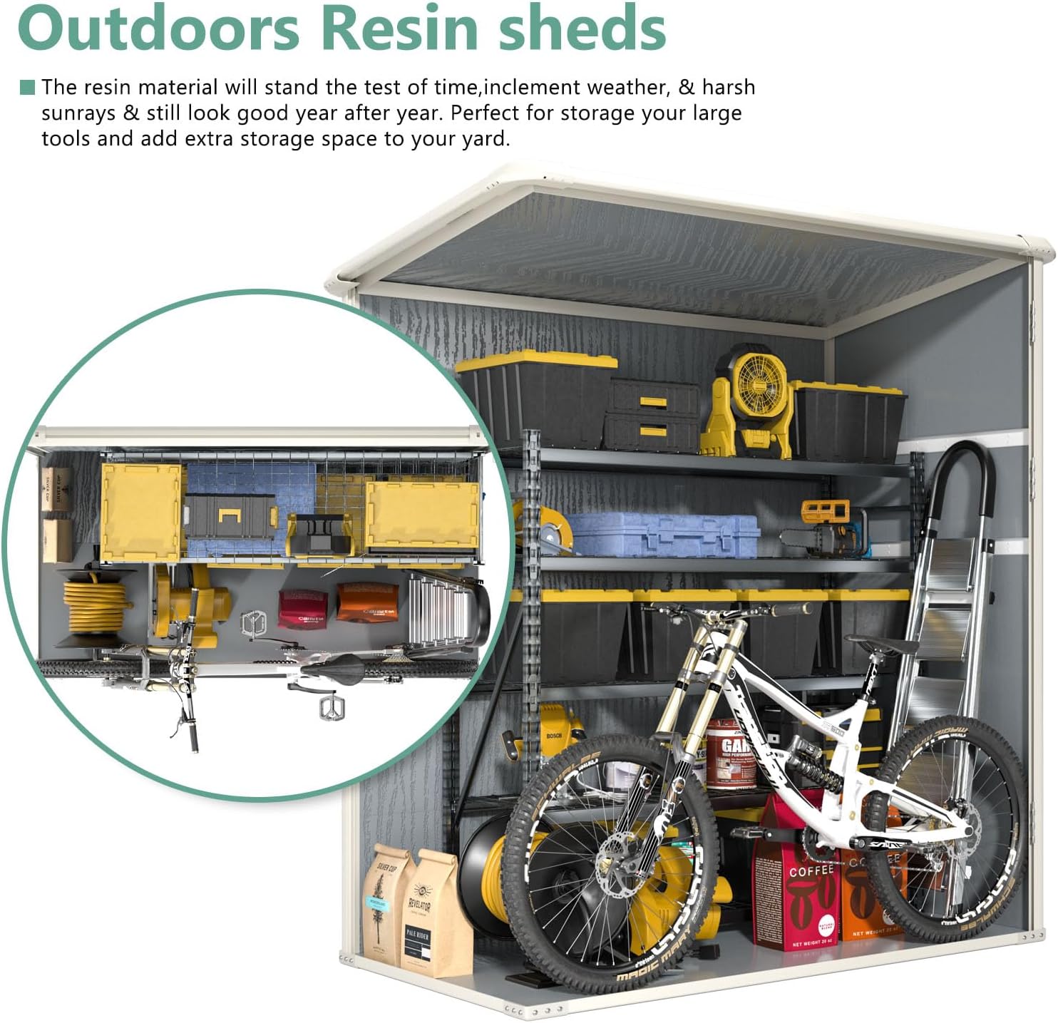 AOXUN ZZ-RS050316-G Vinyl-Resin-Storage-Buildings - View #3