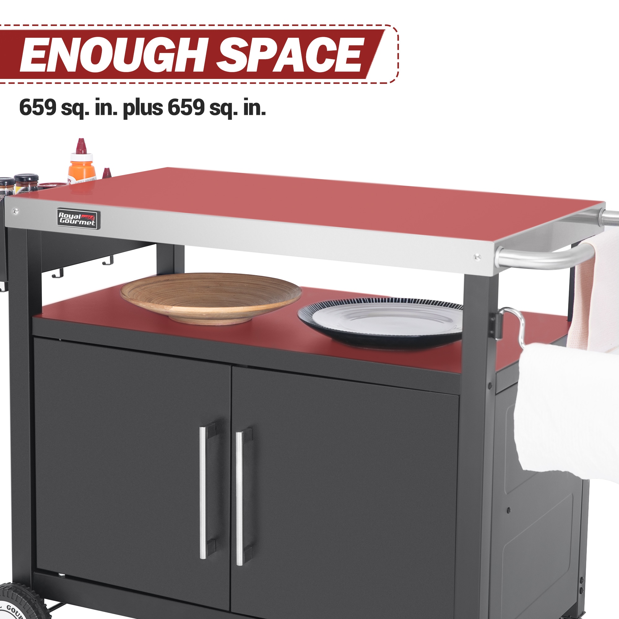 Royal Gourmet PC3403S Grill-Carts-Grill-Stands - View #5