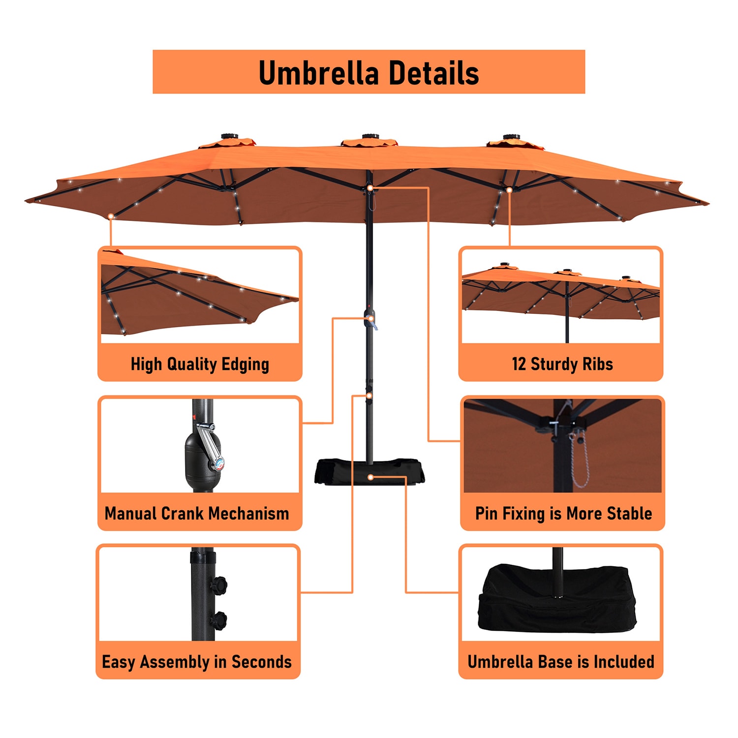 GZMR LC-MR-NSM011LOG Umbrellas-2 - View #3