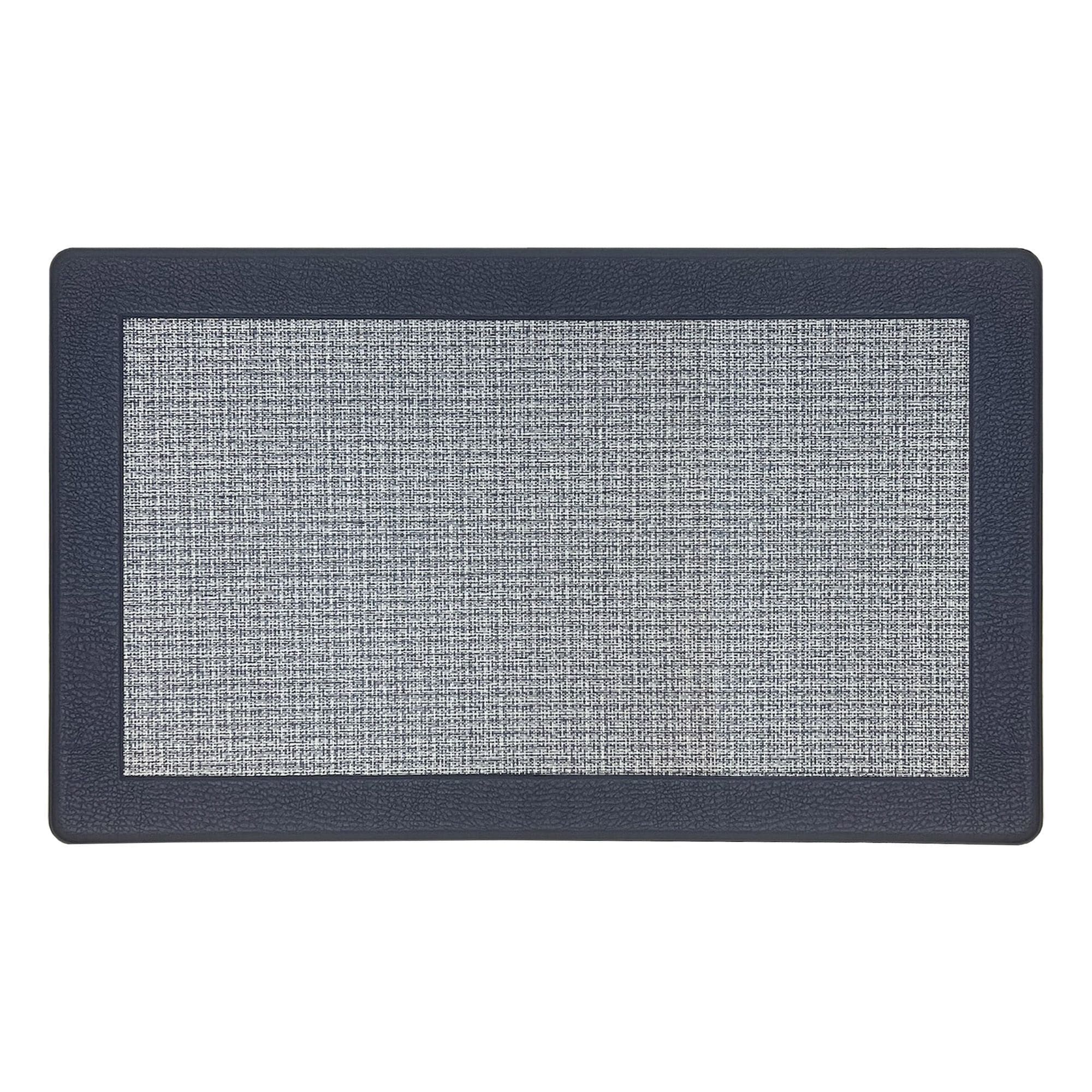 KATE AURORA - Brasserie Chef Anti Fatigue Non-Skid Memory Foam Kitchen Floor Mat 18 in W x 30 in ...