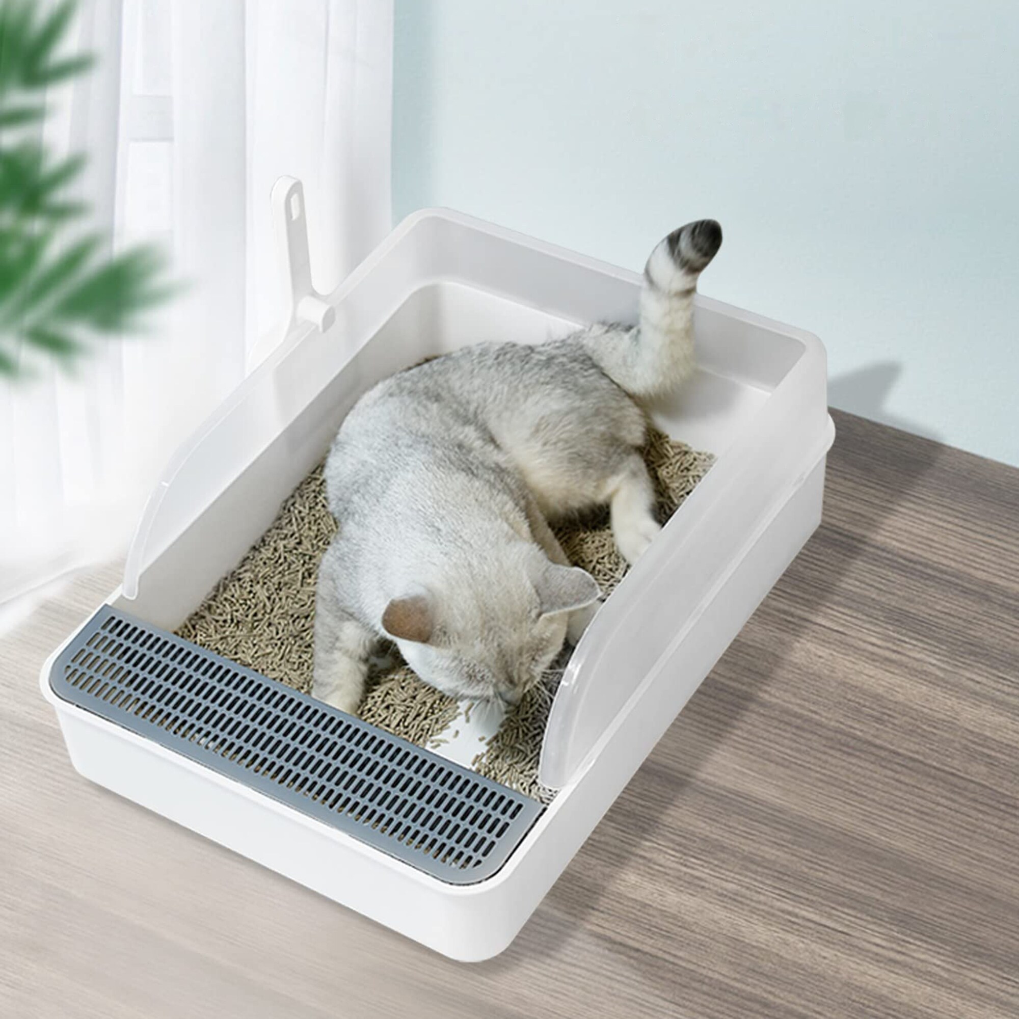 LIVIZA GIJ-PH-002GY Cat-Litter-Box - View #6