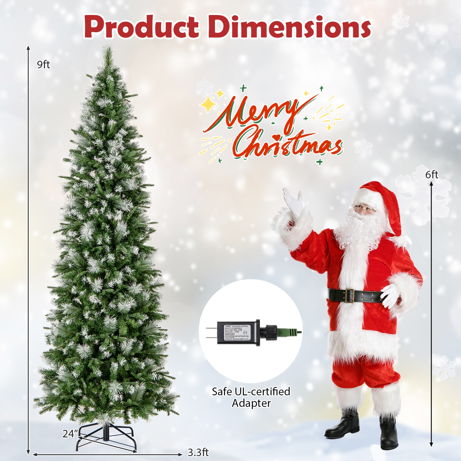 WELLFOR GG-293823AAK Artificial-Christmas-Trees - View #10