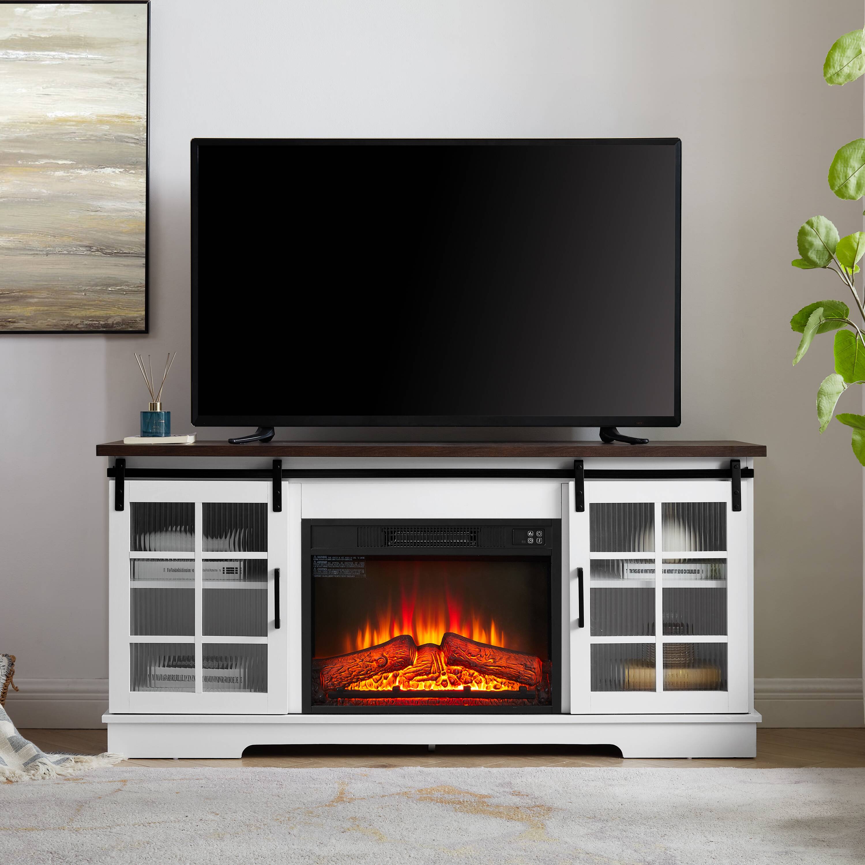 Kahomvis CEM-QP1092-643 Electric-Fireplaces - View #2