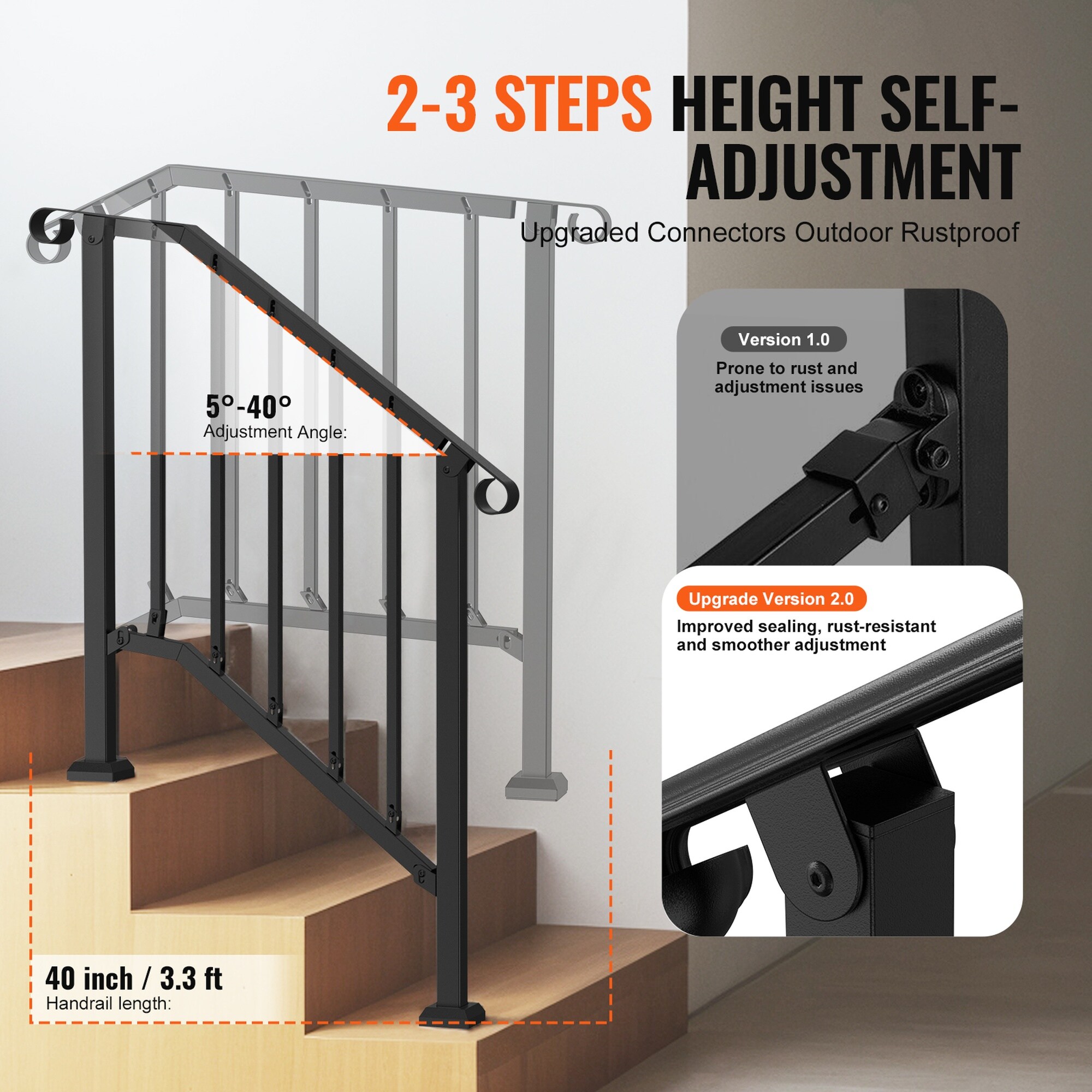 HyperDrop Cart X-T45U8OSZVDKJ Interior-Stairpart-Railing - View #3