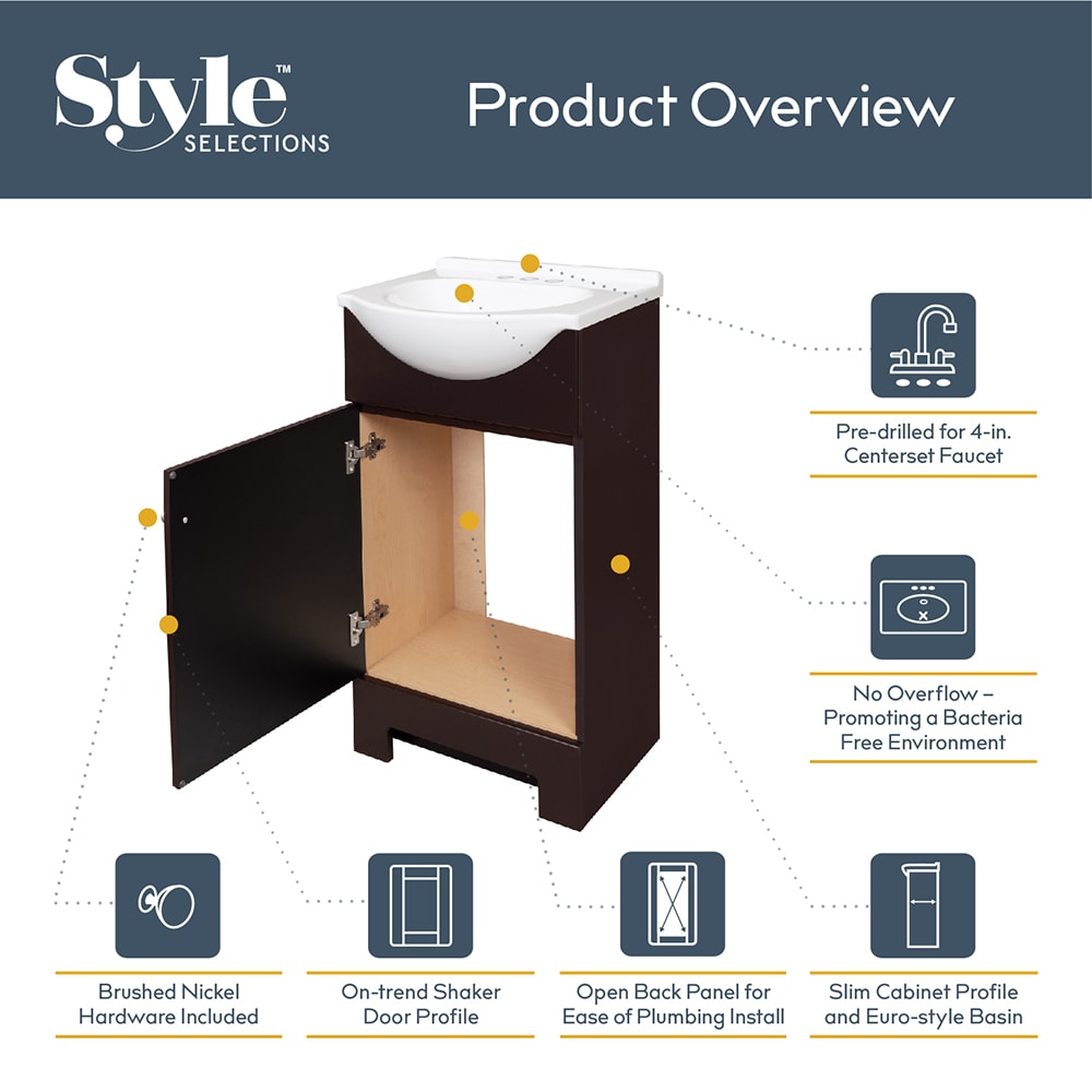 Style Selections CE31E18-SS Bath-Vanity-Combo - View #5