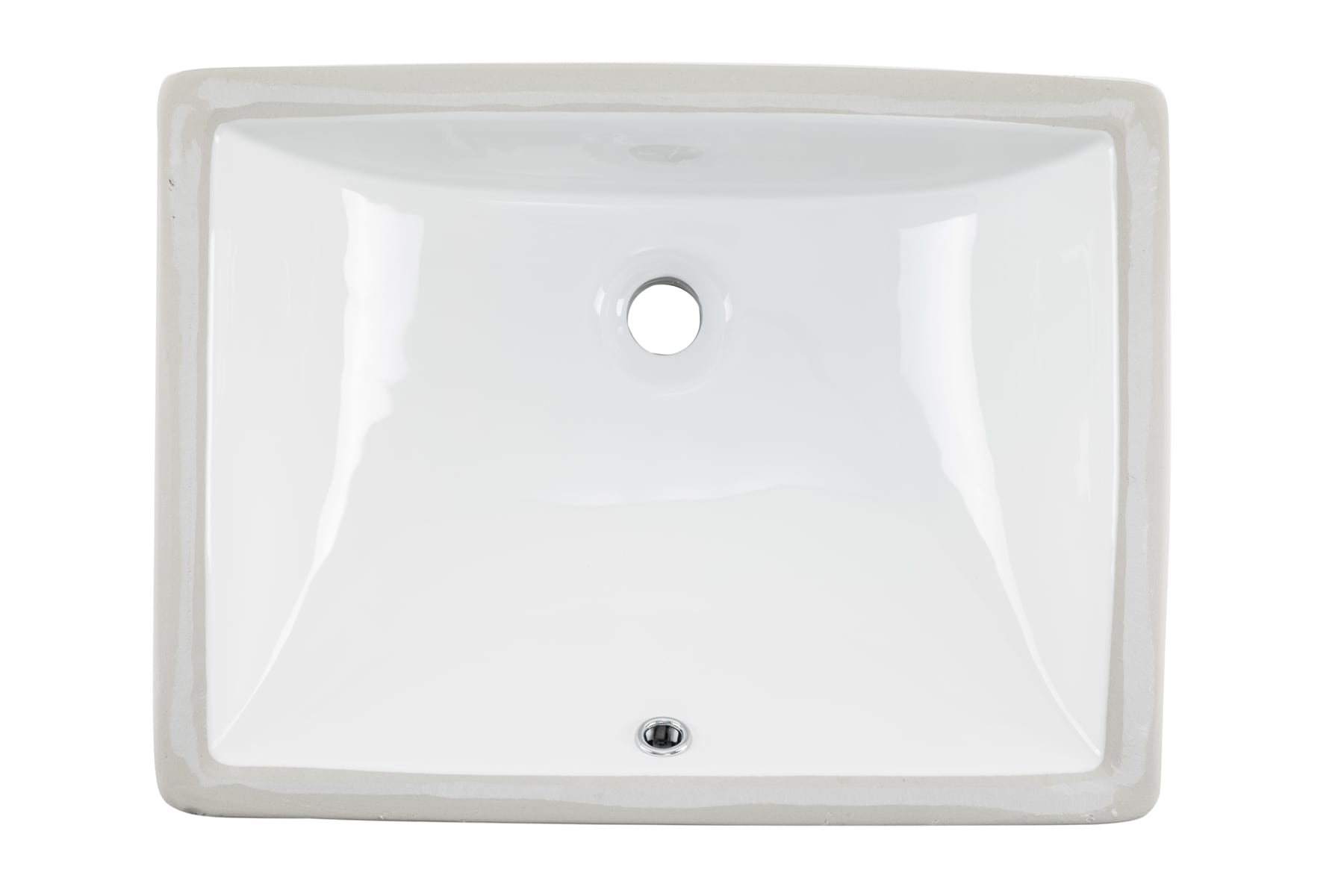 Details about   Under Mount Rectangular Ceramic Bathroom Sink with Overflow White 