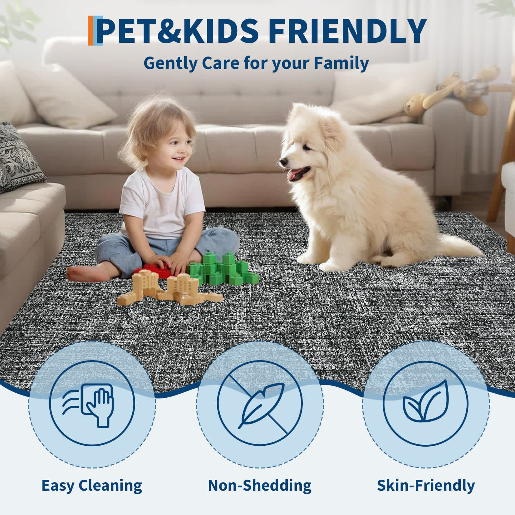 Qeetex SUNNY-PHK-33PD3PLN rugs - View #7