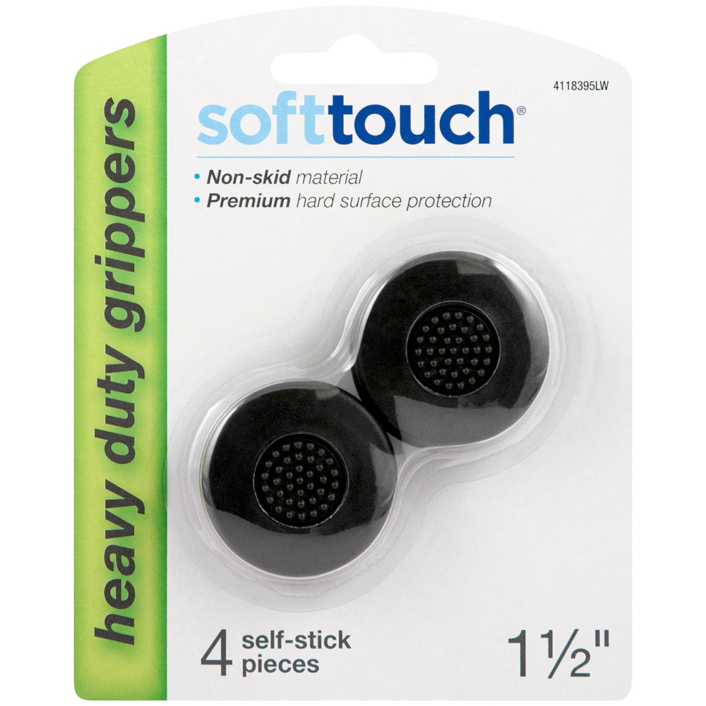 Scotch 1.5 in. Brown Round Hard Surface Gripping Pads (8-Pack