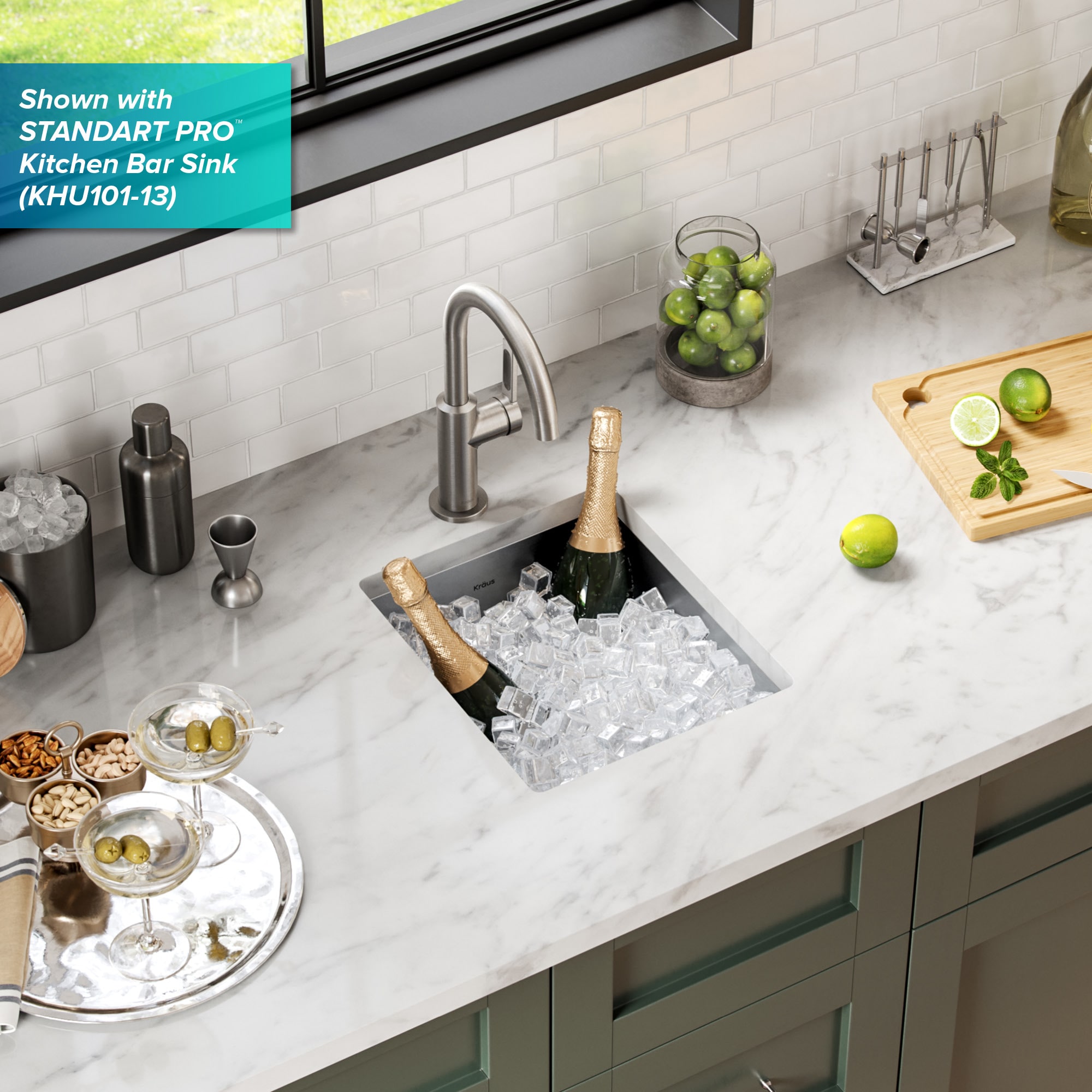 Kraus KPF-2822SFS-C Kitchen-Faucets - View #9