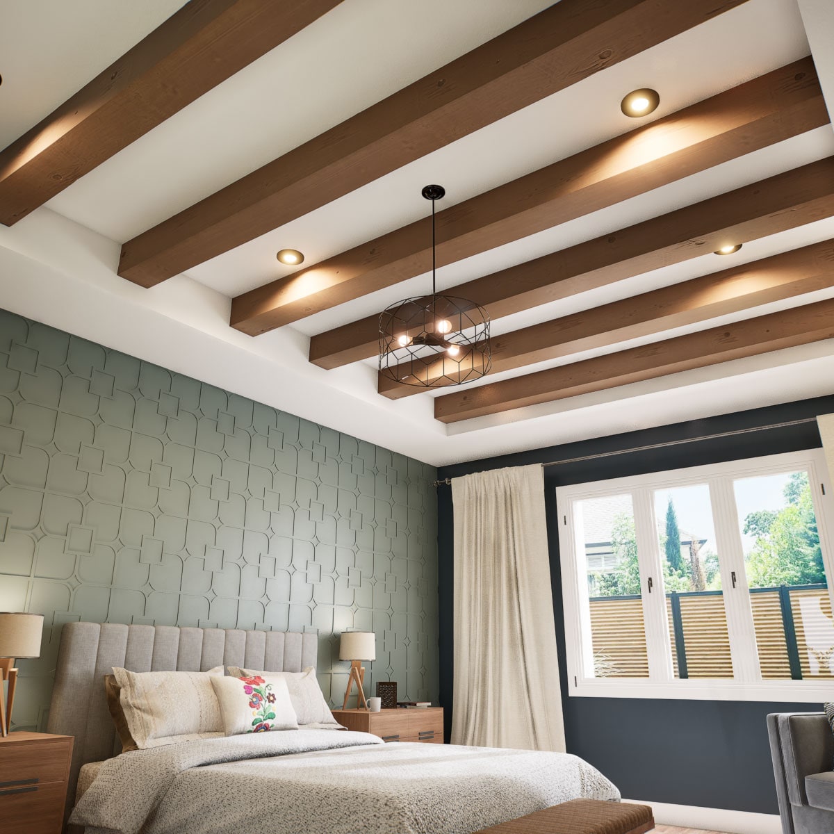 Ekena Millwork BMKP3C0120X120X192TF Faux-Beams - View #9
