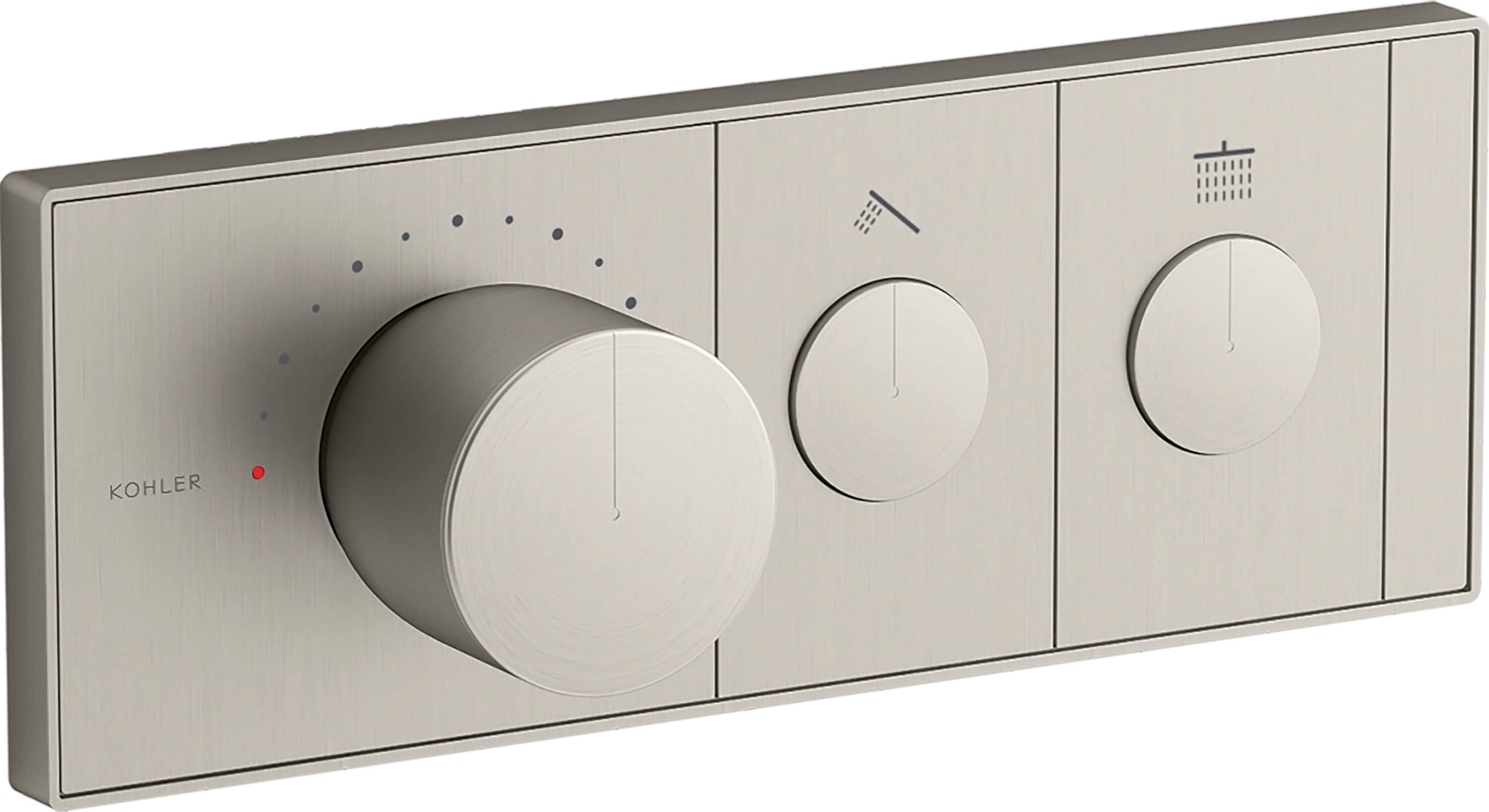 KOHLER 26346-9-BN Anthem Vibrant Brushed Nickel 10.75-Inches Universal Bathtub/Shower Thermostatic trim