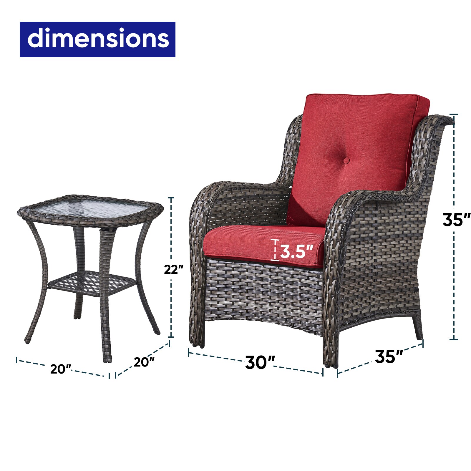 Rilyson FS017026-5 Patio-Chairs - View #4