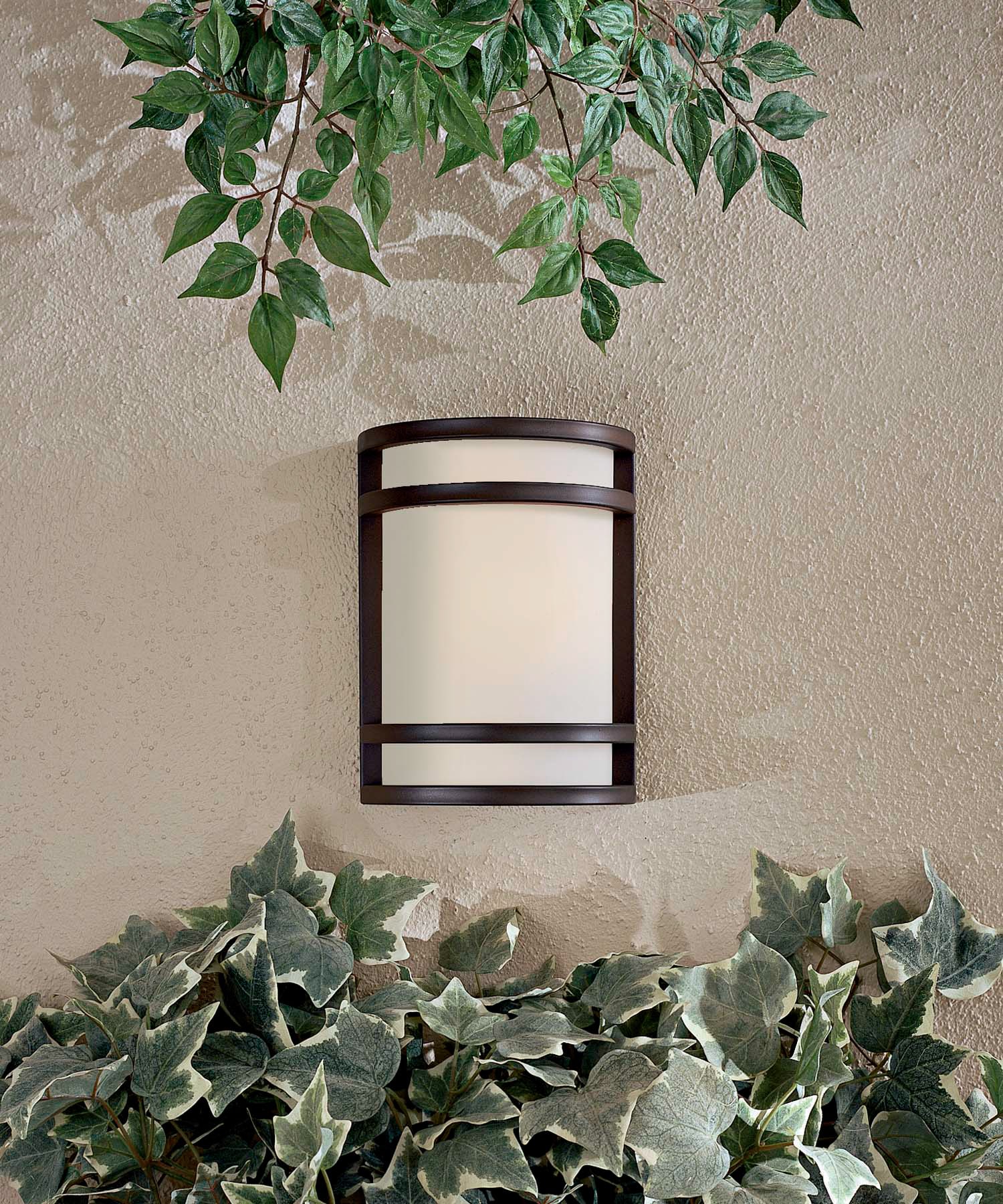 Minka Lavery 9801-143 Bay View 1 -Light 9.5-in H Oil-rubbed Bronze Hardwired Outdoor Wall Light