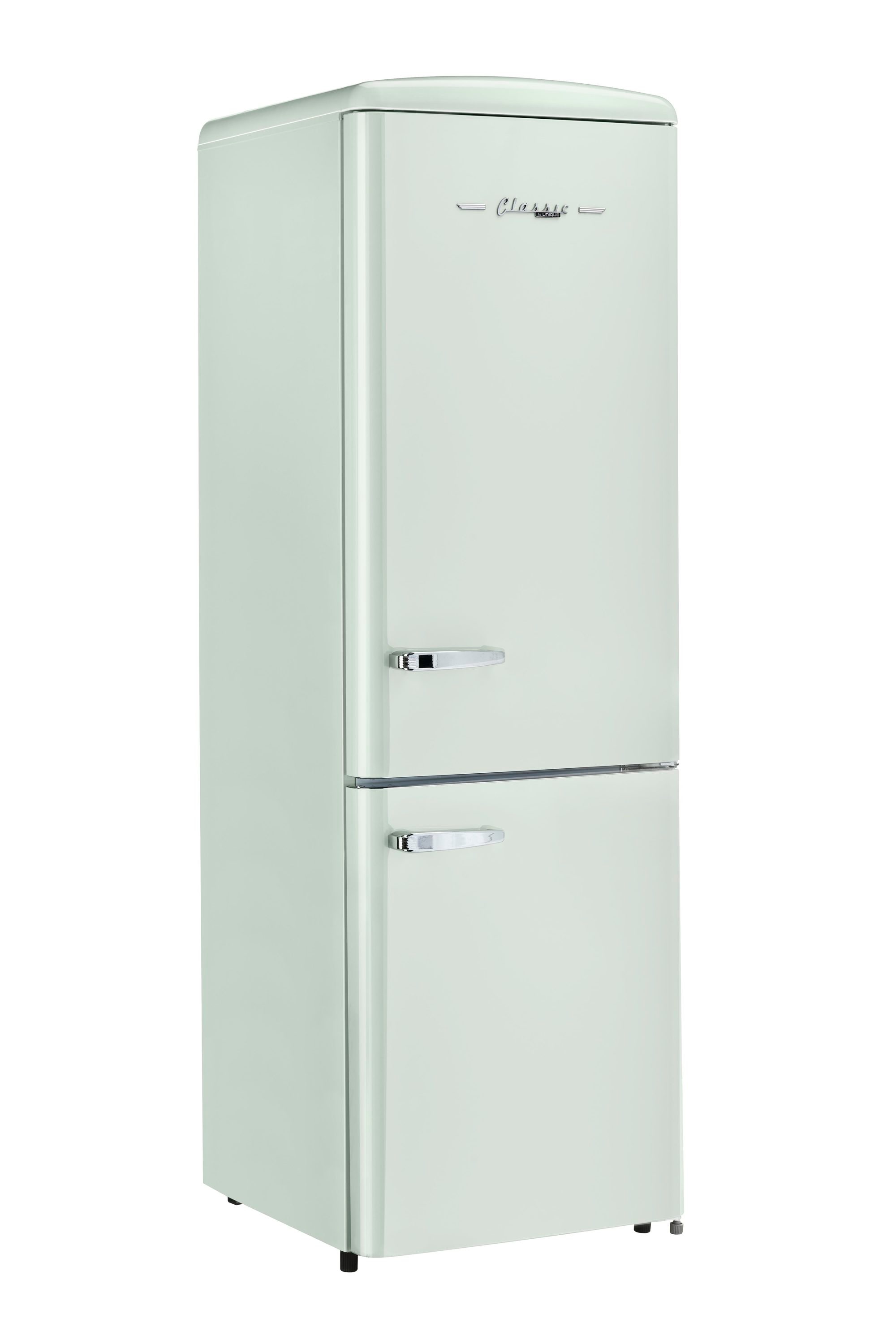 UNIQUE Classic Retro 17.7-cu ft Counter-depth Bottom-Freezer Refrigerator  with Ice Maker (Ocean Mist Turquoise) ENERGY STAR in the Bottom-Freezer  Refrigerators department at