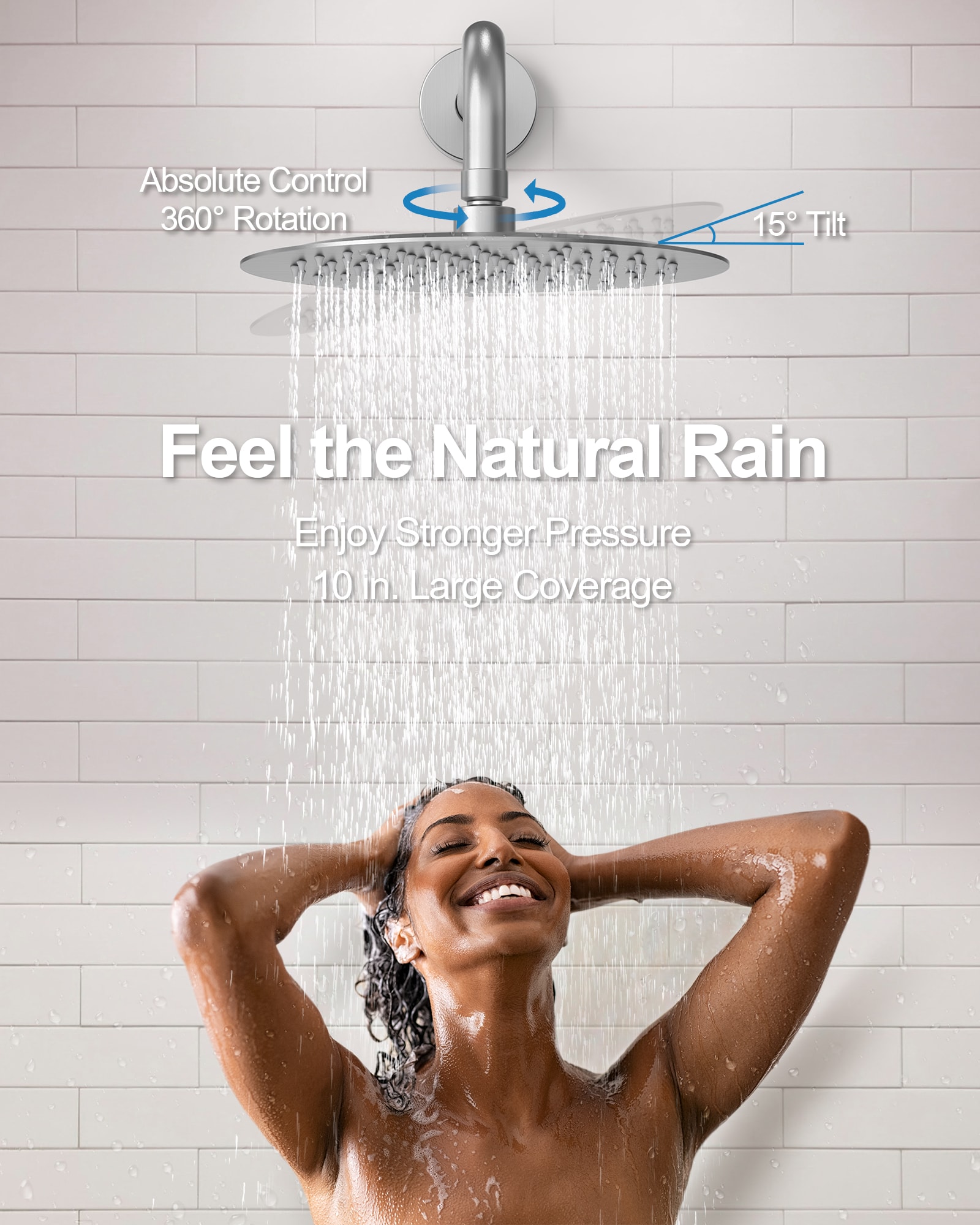 GRANDJOY TOBILI203ORB Showerhead-Bar-Panels - View #5