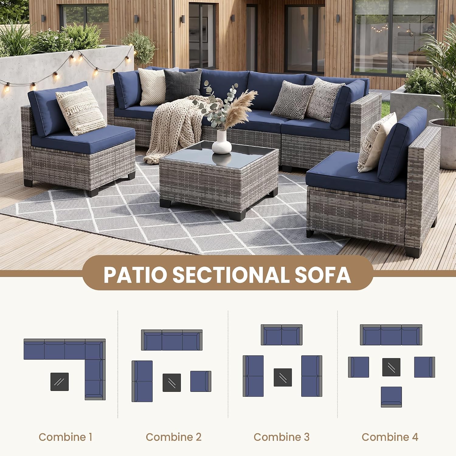 EarlGrove LS-F5782-BG0056 Patio-Conversation-Sets - View #4