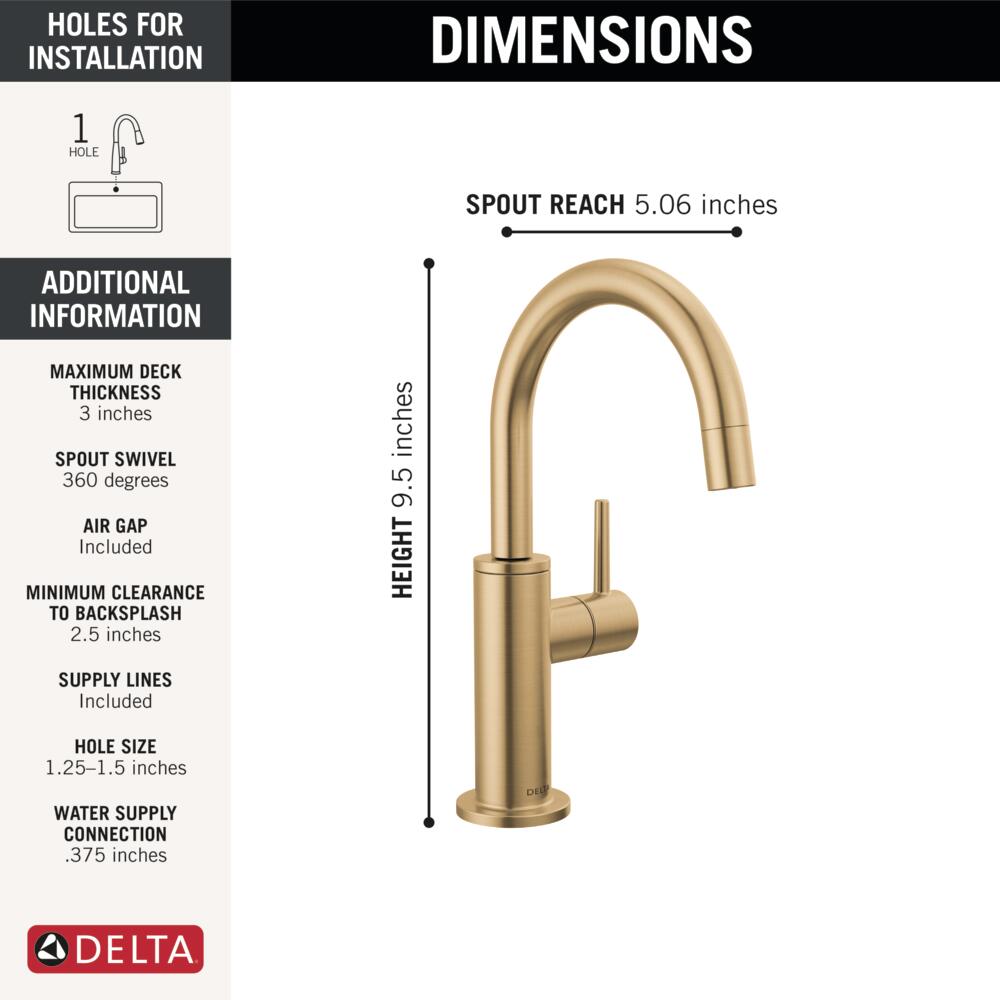 Delta 1930-CZ-DST Hot-Water-Dispensers - View #2