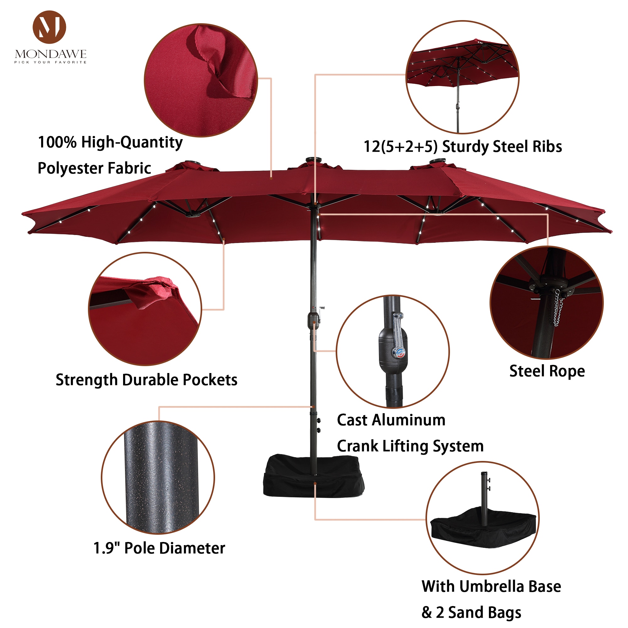 Mondawe 392OP-HY Umbrellas-2 - View #4