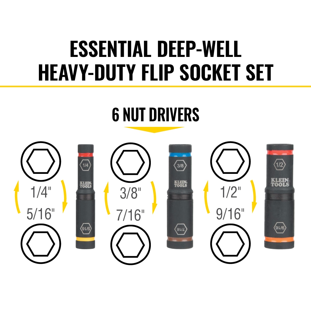 Klein Tools 65238 Driver-Sockets - View #4
