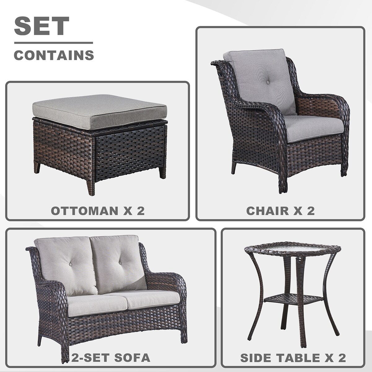 Rilyson FS038025X2006014-3 Patio-Conversation-Sets - View #5