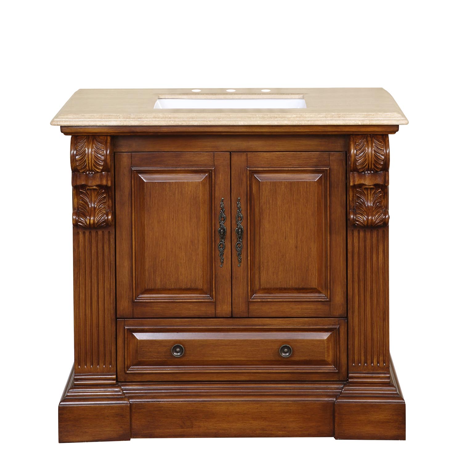 Silkroad Exclusive HYP-0907-T-UWC-58 Bath-Vanity-Combo - View #8