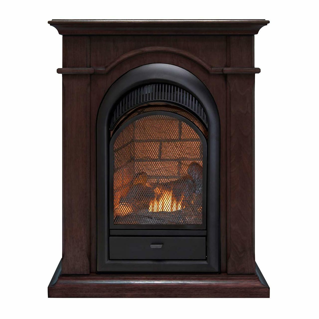Duluth Forge DFS-150T-1CH 28-Inches Chocolate Ventless Liquid Propane and Natural Gas Fireplace