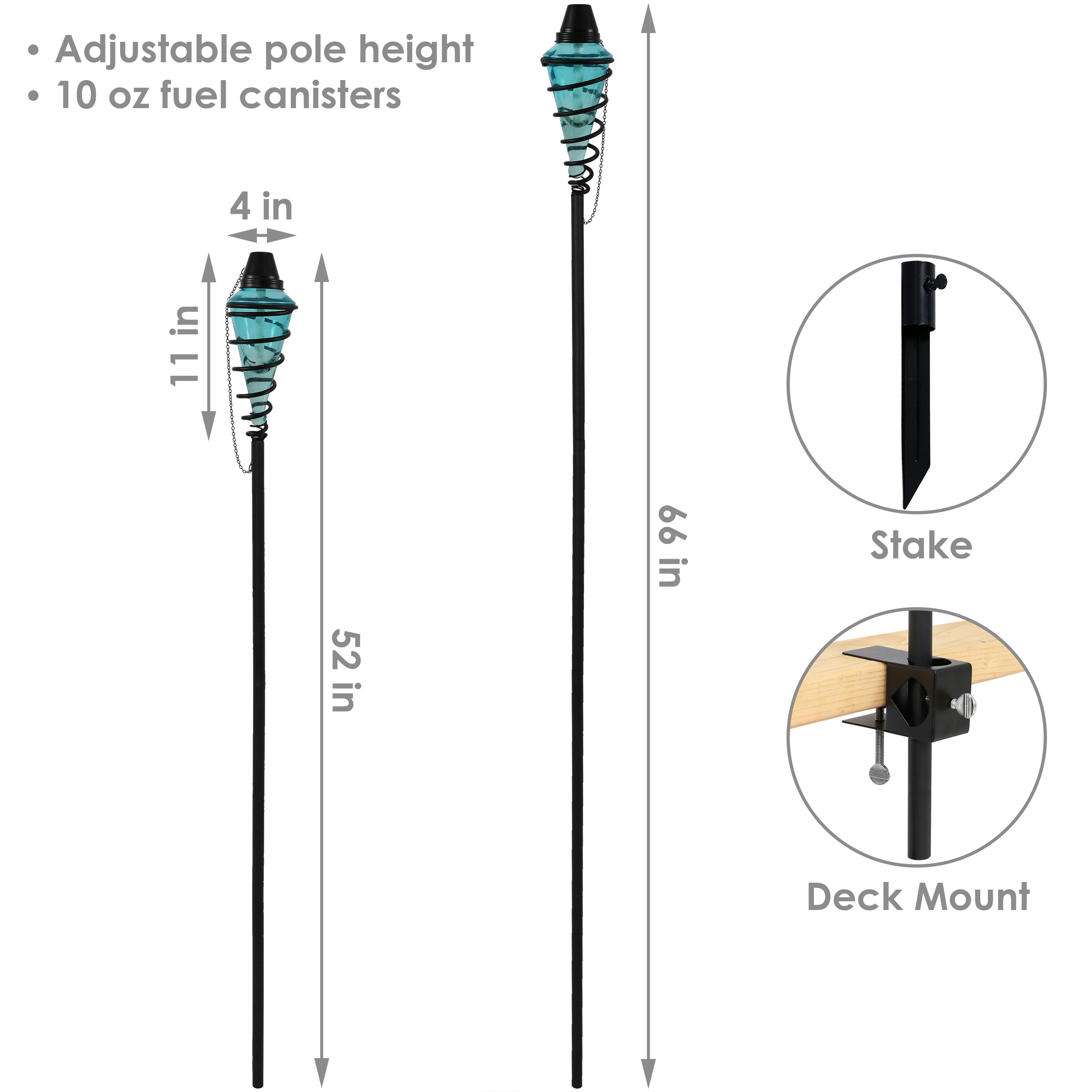Sunnydaze Decor WKO-158 Citronella-Torches - View #6