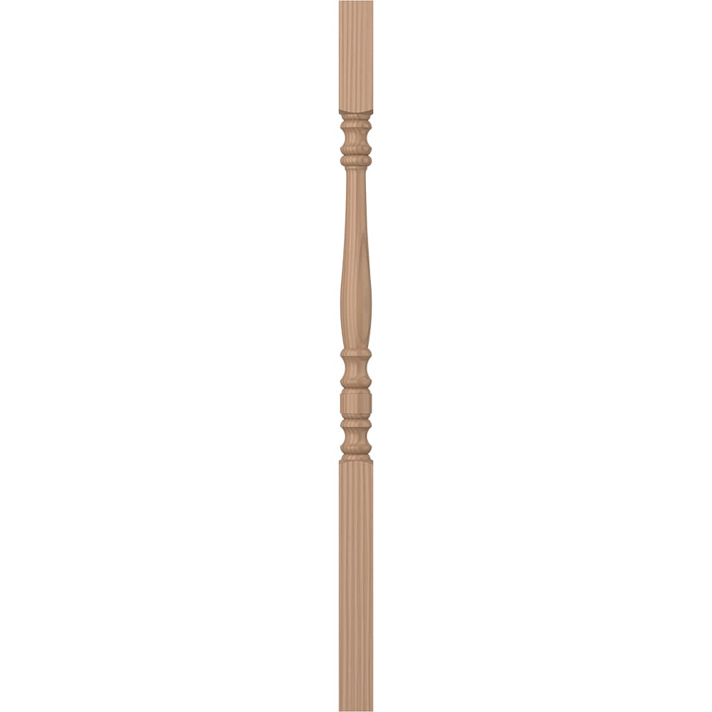 L.J. Smith Stair Systems S-5005-P 36 36-in x 1.75-in Unfinished Poplar Square Top Stair Baluster