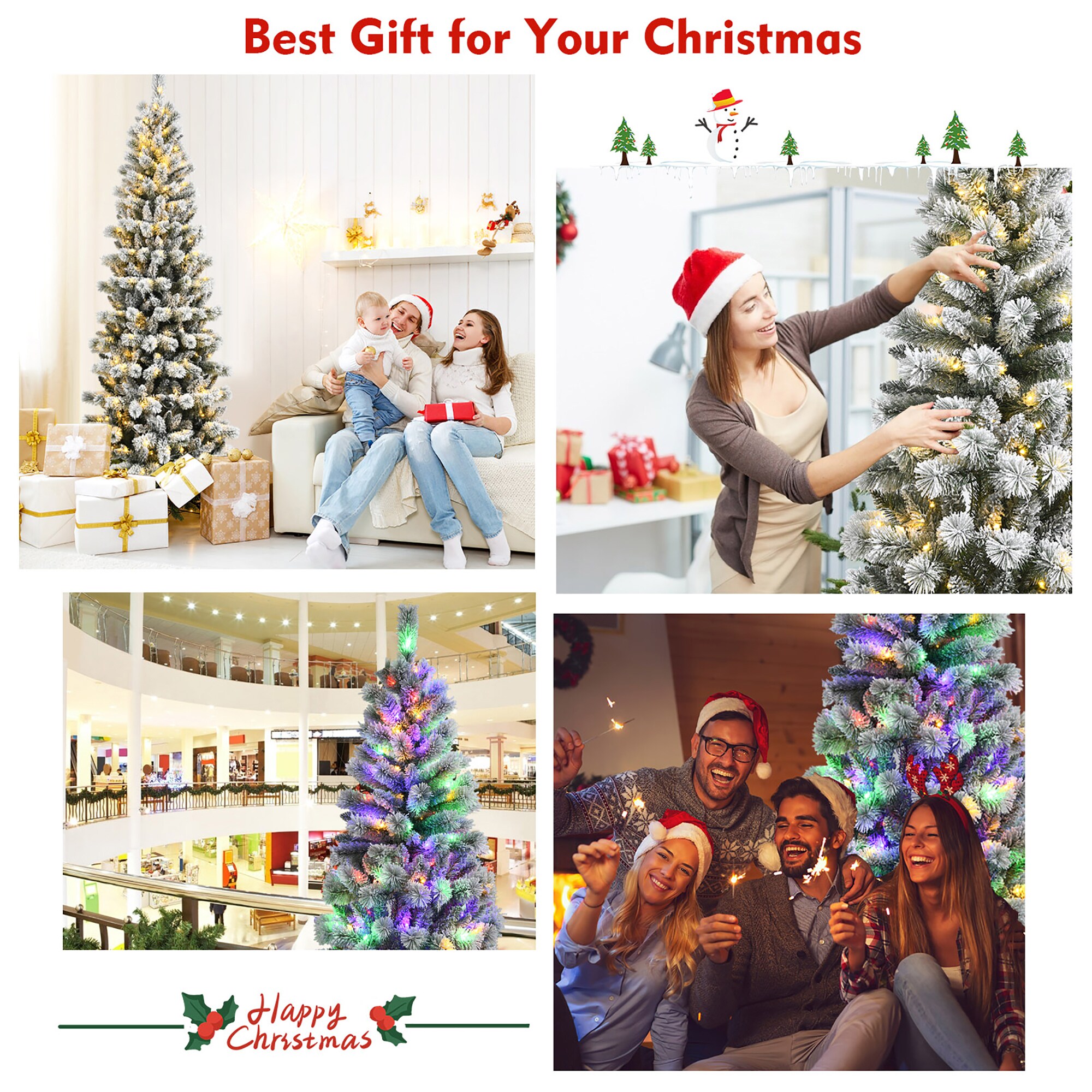 Costway CM23513US Artificial-Christmas-Trees - View #5