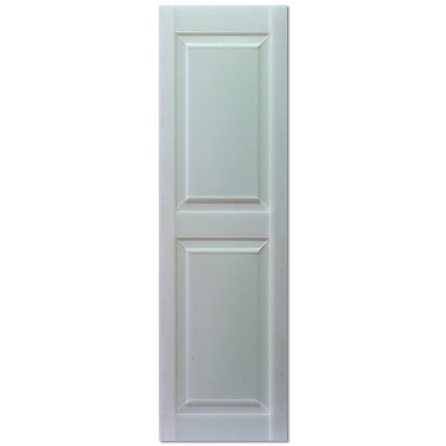Custom Shutters llc. RP514070PA 2-Pack Paintable Raised Panel Vinyl Exterior Shutters (Common: 14-in x 70-in; Actual: 14.5-in x 70-in)