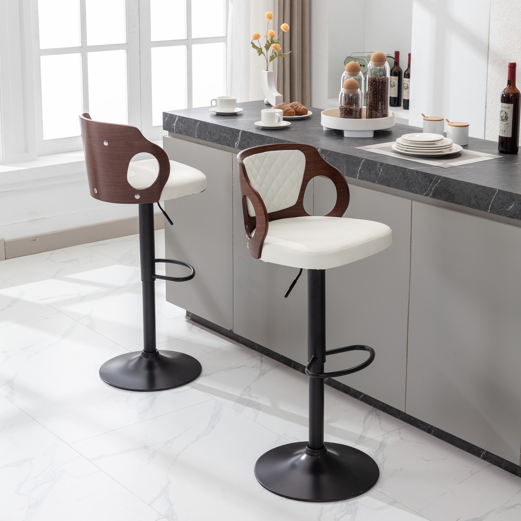 Vecelo LOE-C16-WHT stools - View #5