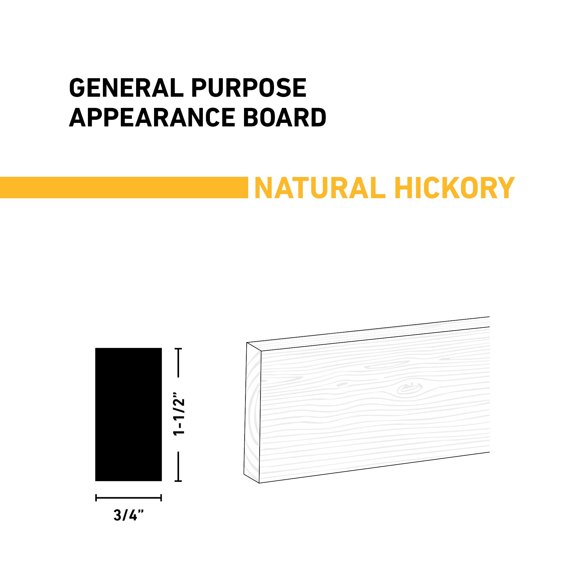 Ornamental Mouldings BRDNAT 1X2X2HICK Appearance-Boards - View #2