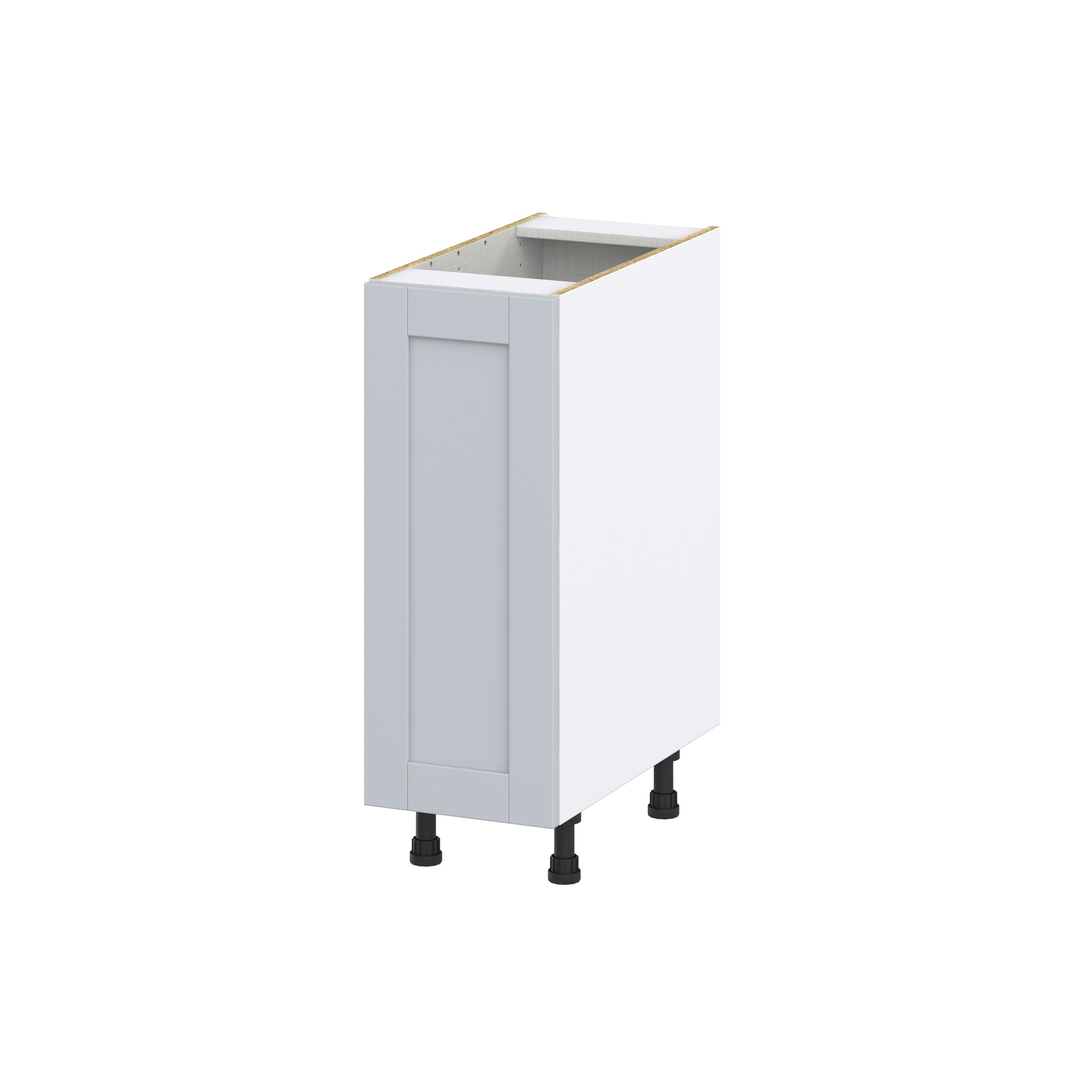 Hugo&Borg Charlesberg 12-in W x 34.5-in H x 24-in D Gray Base Fully Assembled Cabinet (Flat Panel Shaker Door Style)
