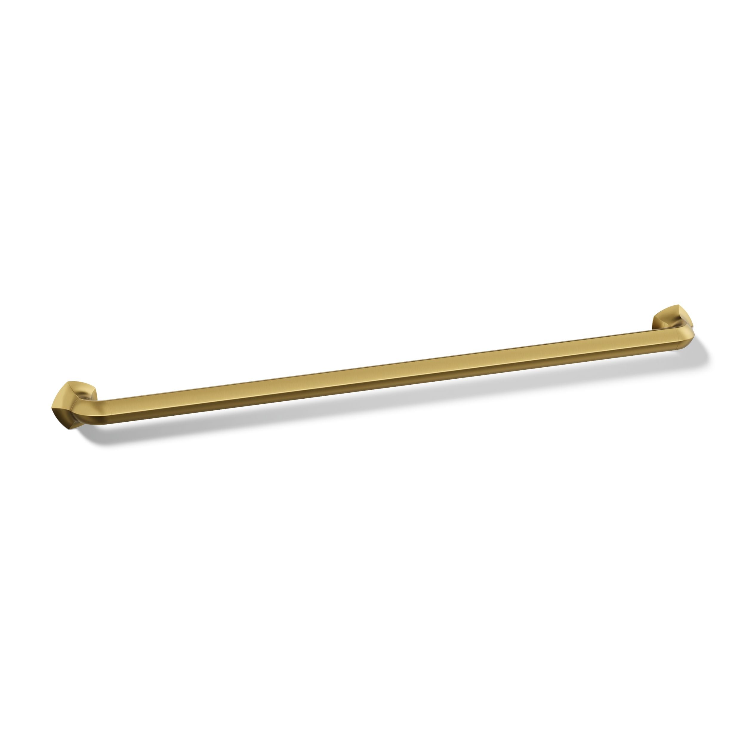 KOHLER Occasion 36-in Vibrant Brushed Moderne Brass Wall-mount ADA Compliant Grab Bar ( 300-lb Weight Capacity )