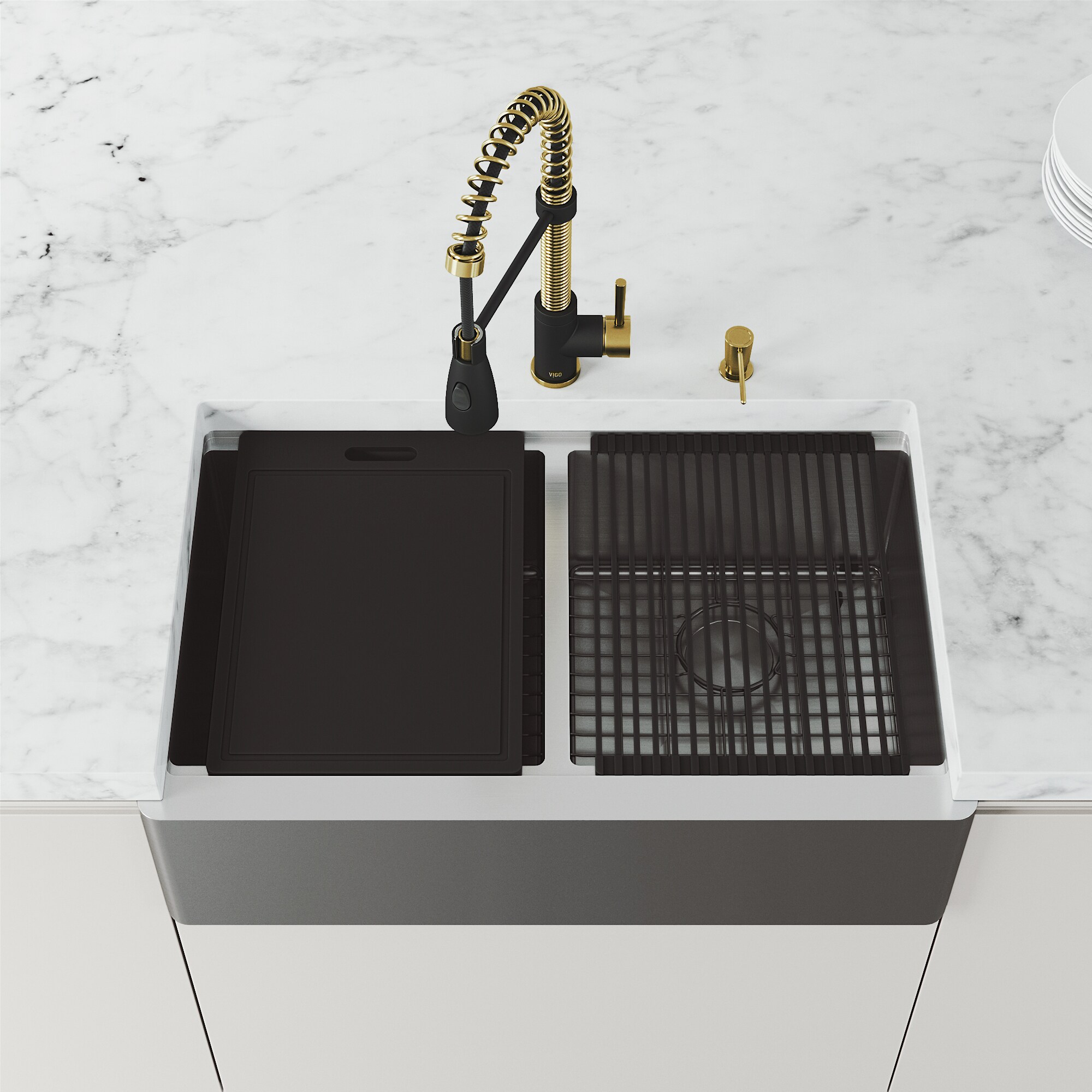 VIGO VG151003 Kitchen-Sinks - View #5