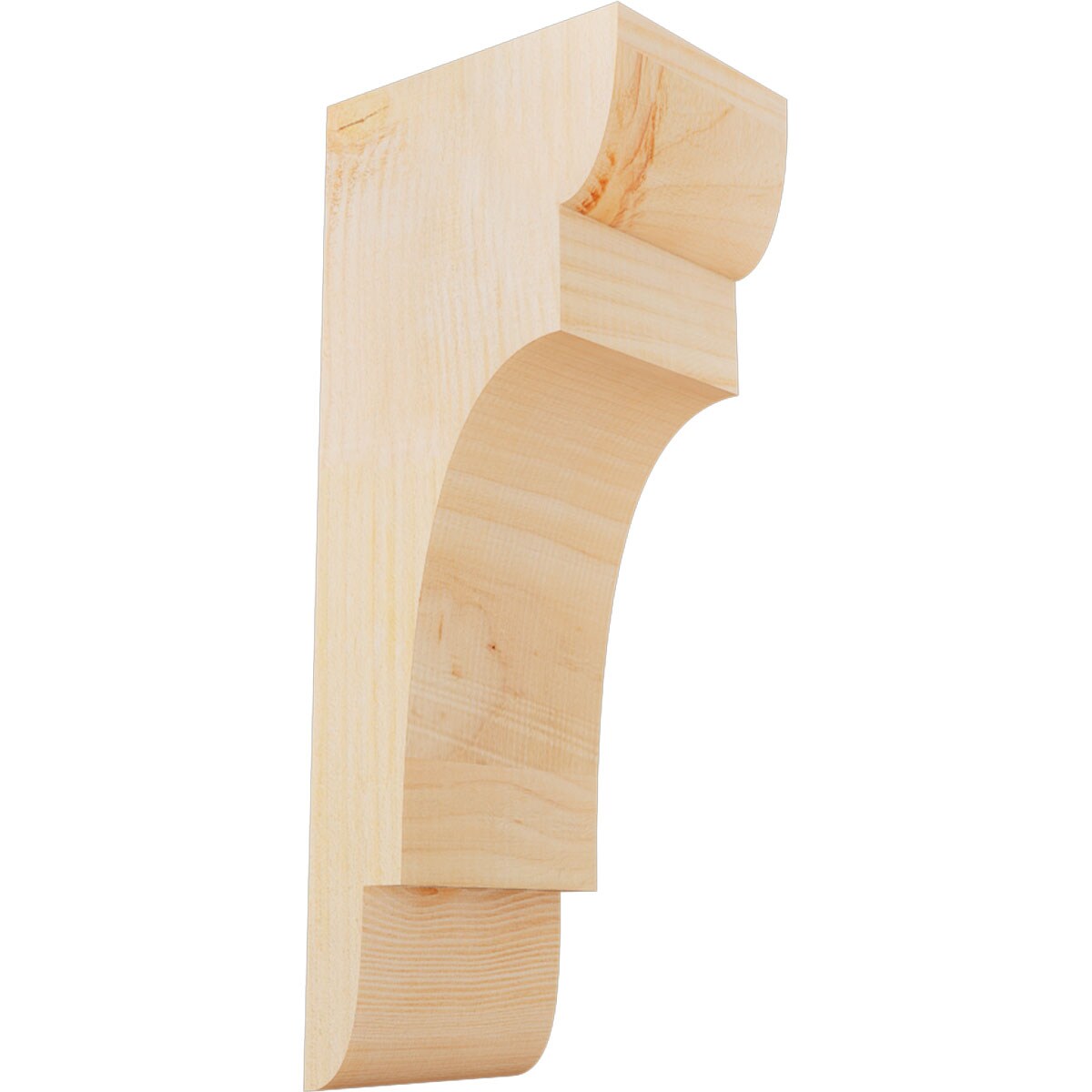 Ekena Millwork COR06X08X20NEB00RDF 6-in x 8-in x 20-in New Brighton Unfinished Douglas Fir Wood Paintable/Stainable Corbel