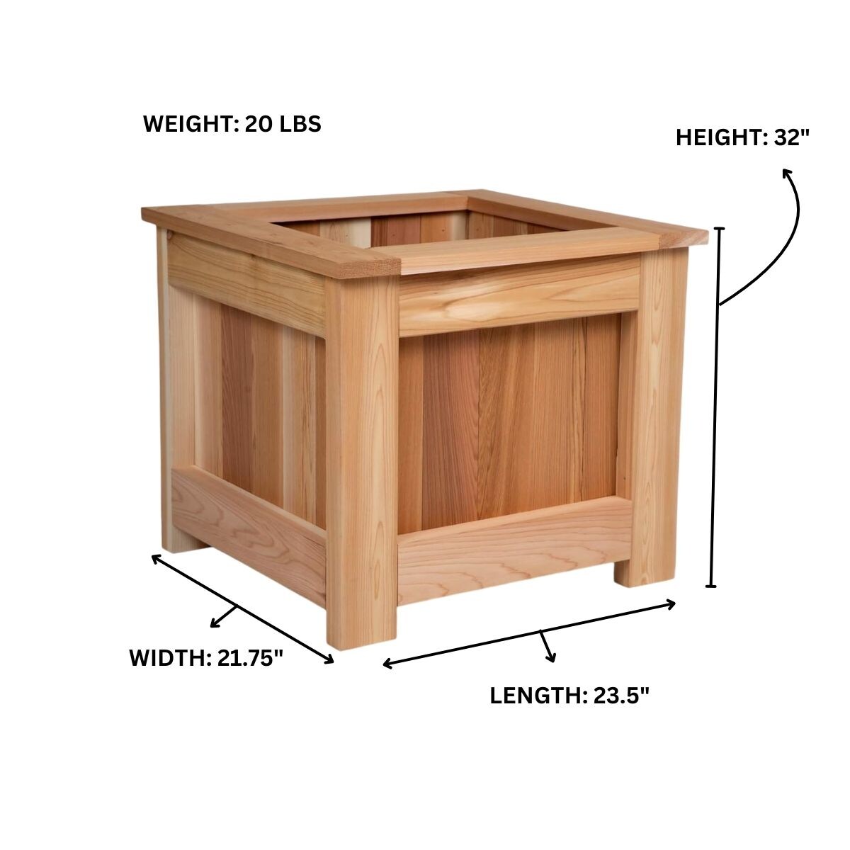 All Things Cedar BP24 Planter-Window-Box - View #3