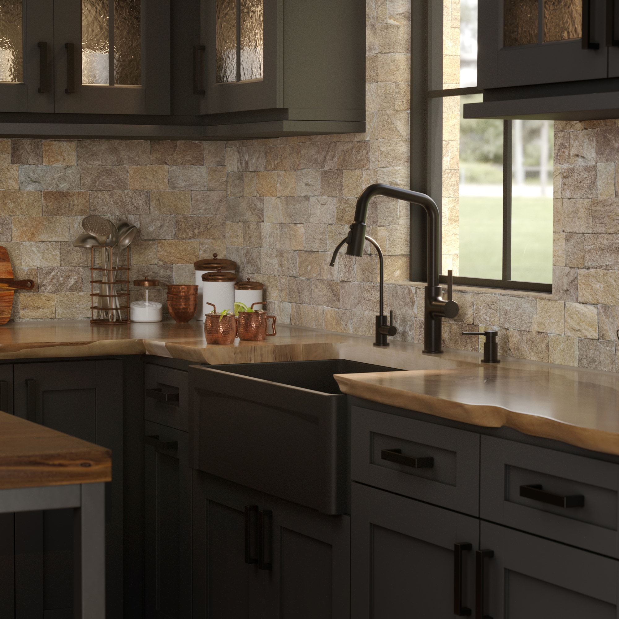 Karran FCP30SBMB Kitchen-Sinks - View #3