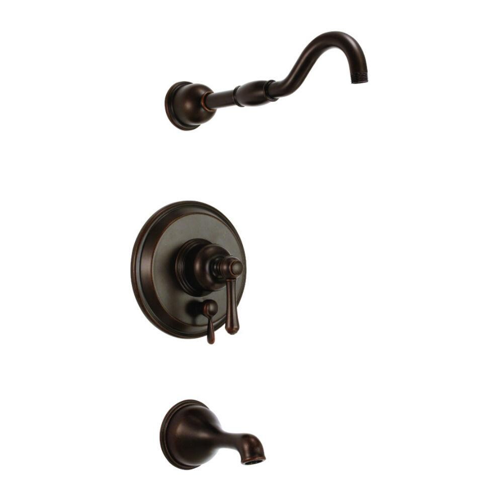 Danze Opulence Tumbled Bronze 1 Handle Bathtub And Shower Faucet At   08842625 