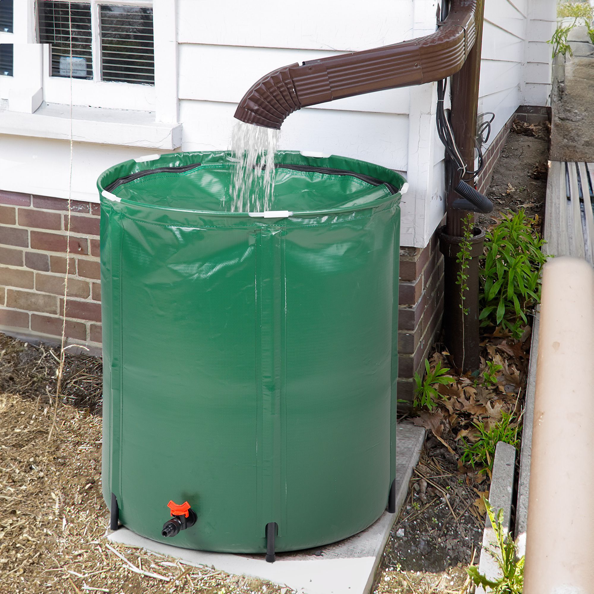 Winado  50 Gallon Portable Green Rain Barrel Collapsible Tank