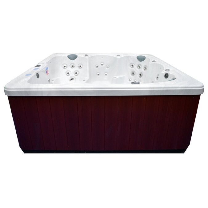 Garden 6 Person 90 Jet Square Hot Tub, Home And Garden Spas 6 Person 90 Jet Spa