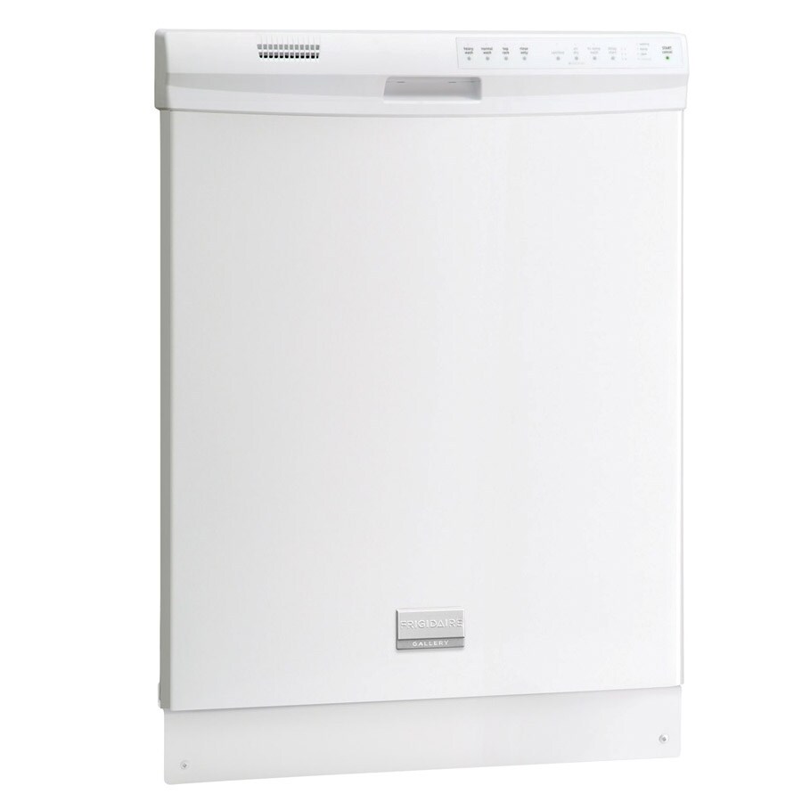 Frigidaire FGBD2431KW Front Control 24-in Built-In Dishwasher (White), 55-dBA