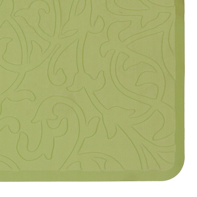 Mohawk Home 1-1/2-ft x 2-1/2-ft Green Rectangular Indoor Anti-Fatigue Mat Mohawk Home 1-1/2-ft x 2-1/2-ft Green Rectangular Indoor Anti-Fatigue Mat