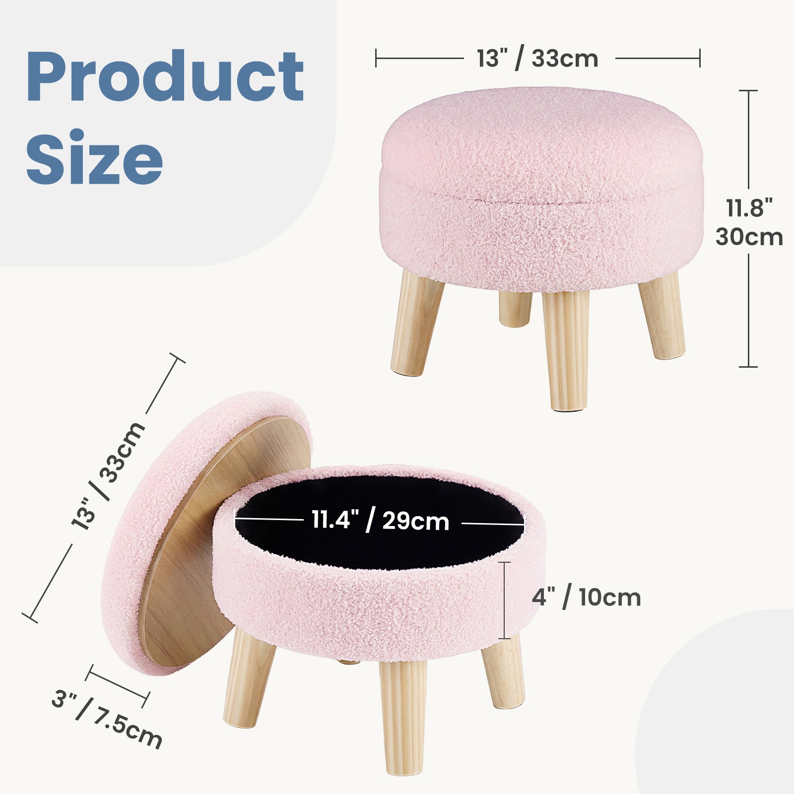 Sweetcrispy L-FL-ASM18YC-PK Indoor-Ottomans - View #6
