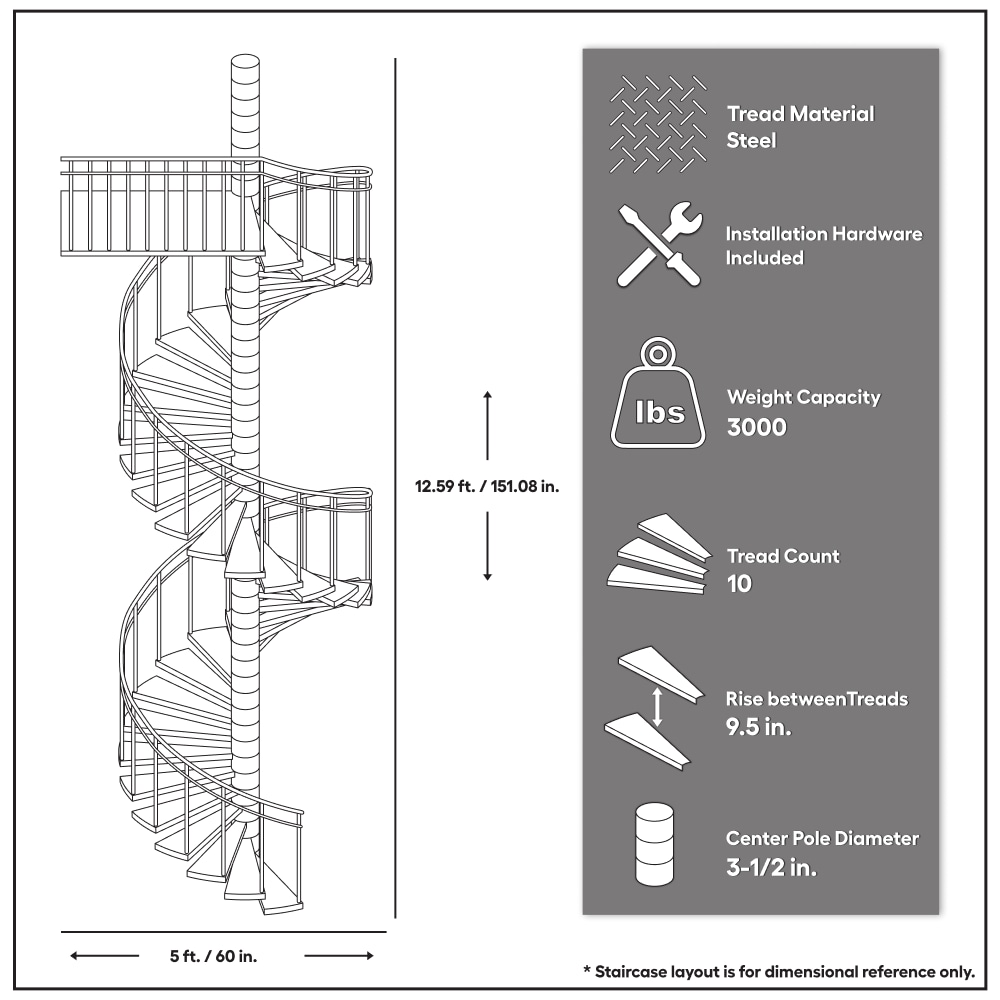 Mylen Stairs EC60P10A104 Staircase-Kits - View #2