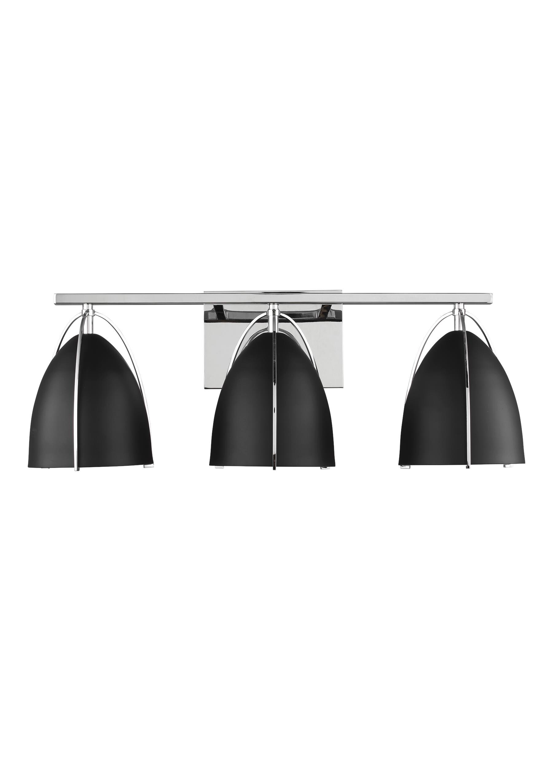 Generation Lighting 4451703EN3-05 Norman 24.25-in 3 -Light Chrome Modern/contemporary Vanity light