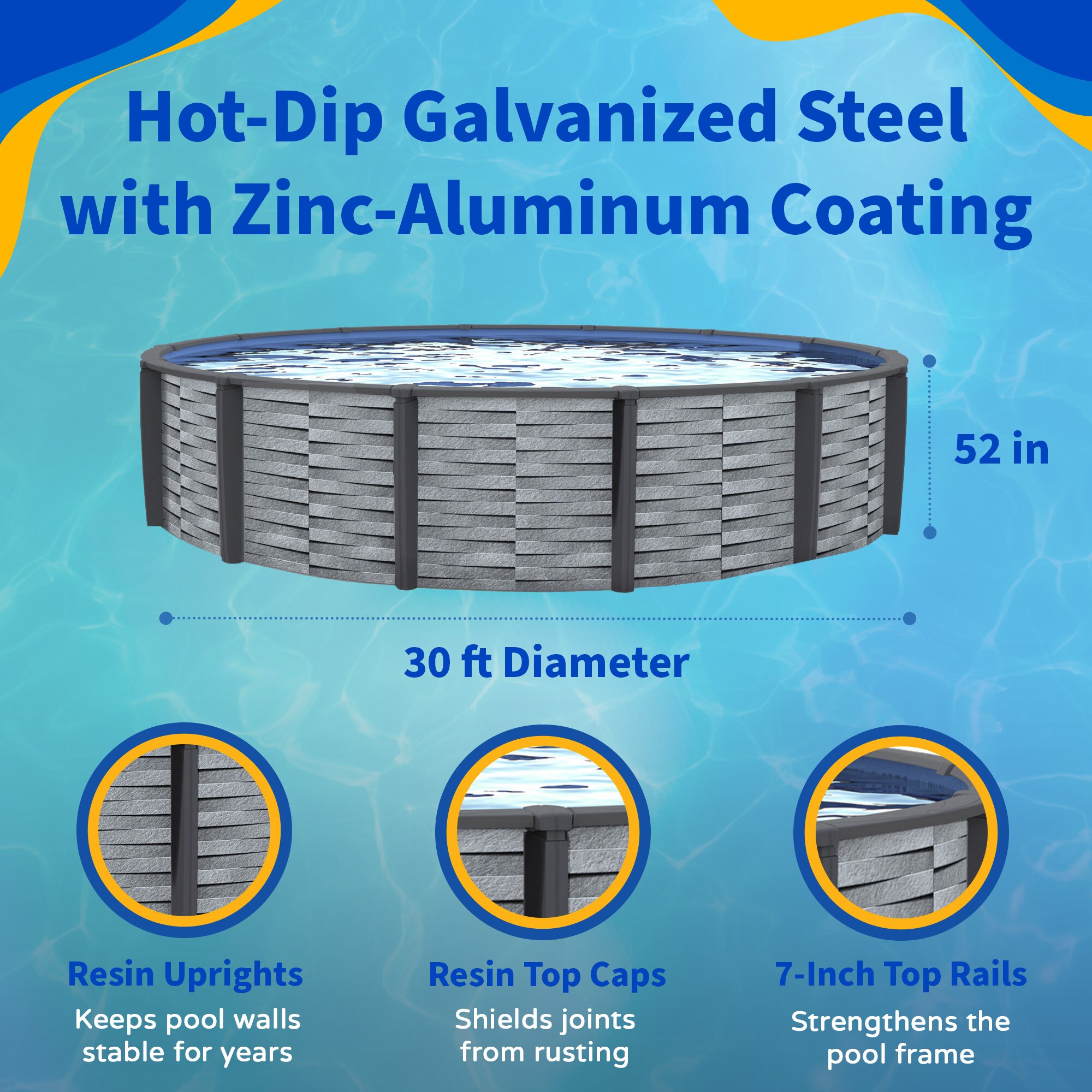 Blue Wave NB19835 Above-Ground-Pools - View #3