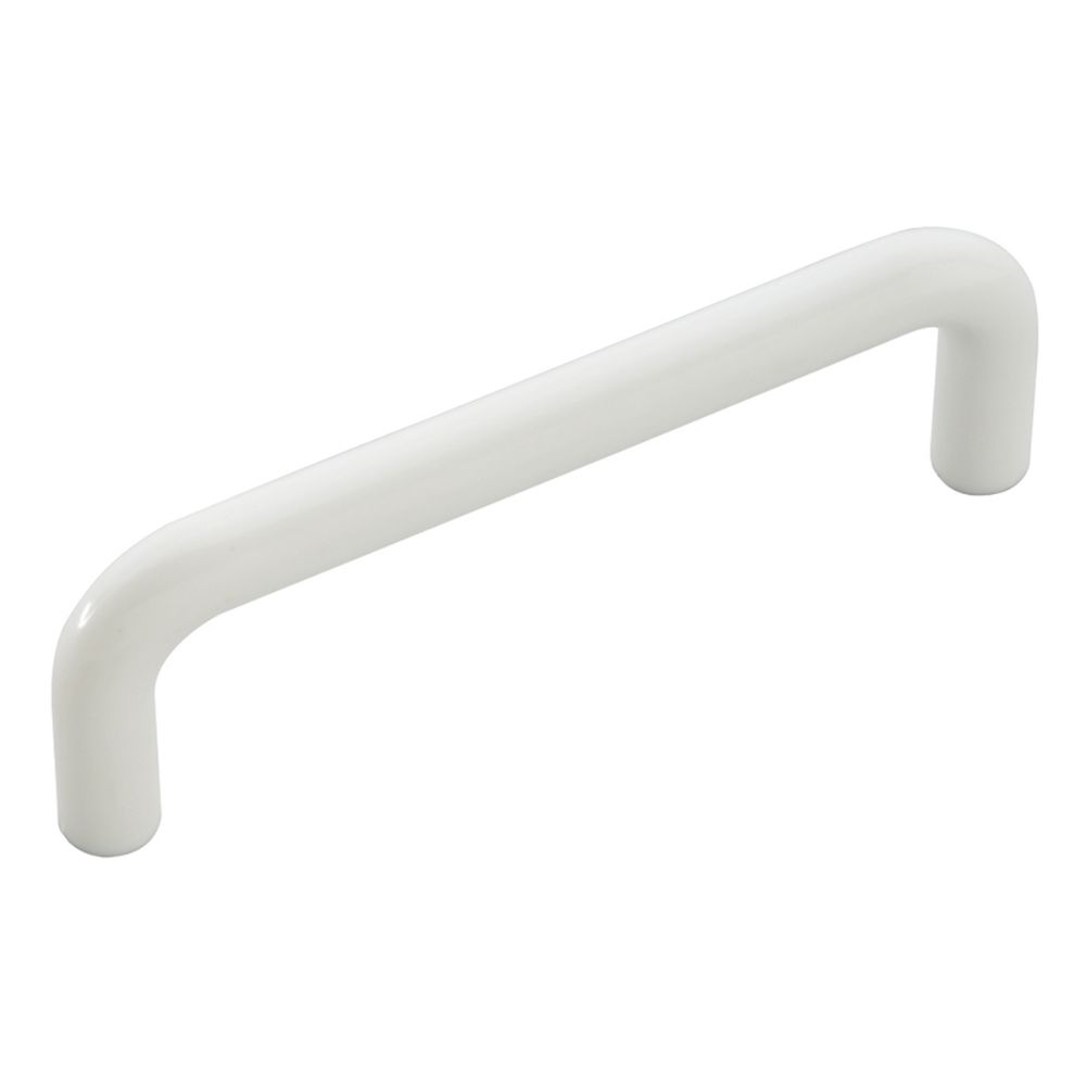 Hickory Hardware P864-W-25B Wire Pulls 3-3/4-in , 96mm Center to Center White Rectangular Handle 25 -Pack